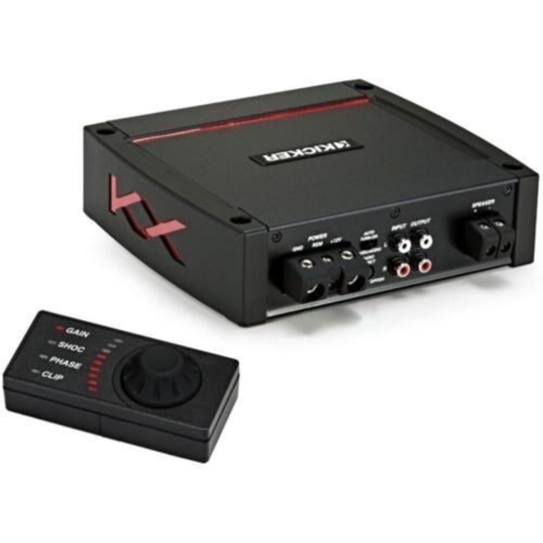 Kicker KXA4001, KX Series Mono Class D Subwoofer Amplifier - 400 Watts (OB)
