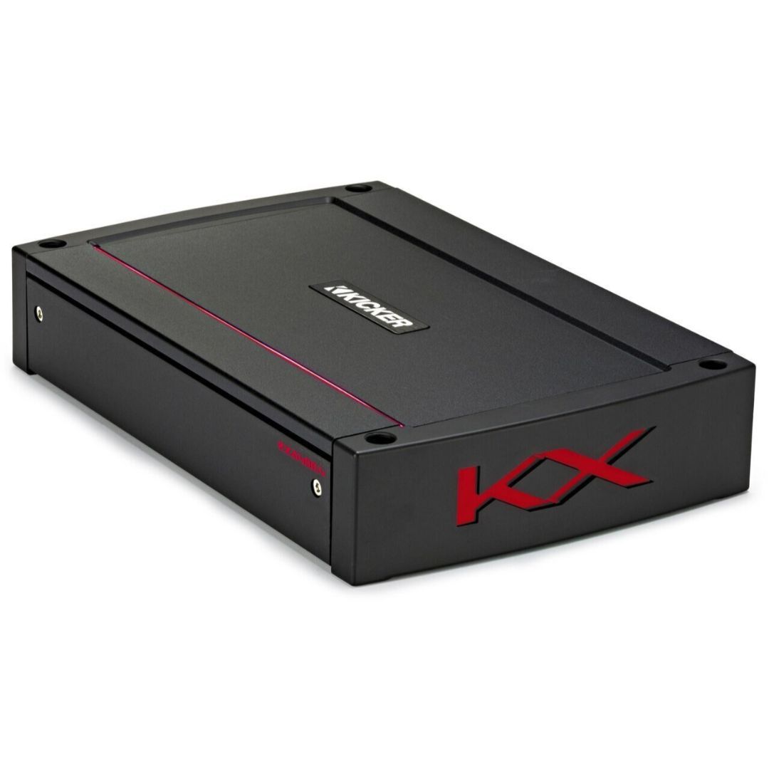 Kicker KXA4004, KX Series 4 Channel Full Range Class D Amplifier - 400 Watts (44KXA4004) (OB)
