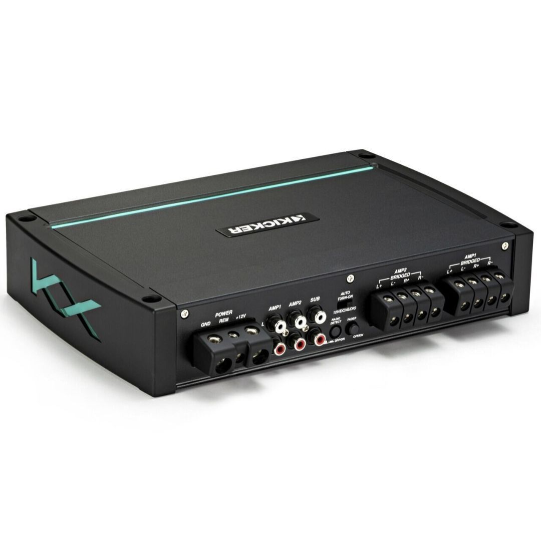 Kicker KXMA4004, KXMA 4-Channel Full-Range Class D Marine Amplifier (44KXMA4004) (OB)