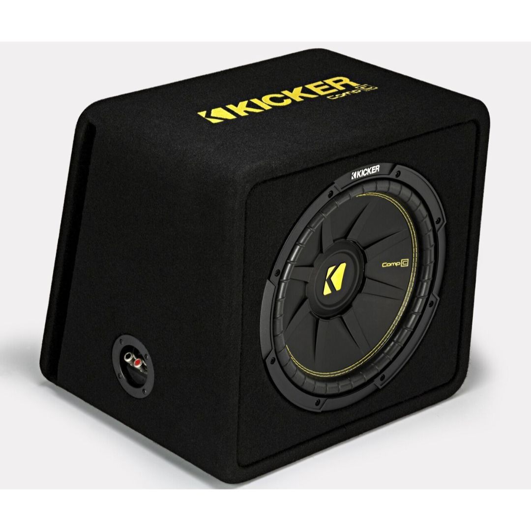 Kicker VCWC122, CompC 12" Sub in Vented Enclosure, 2-Ohm, 300W (44VCWC122) (OB)
