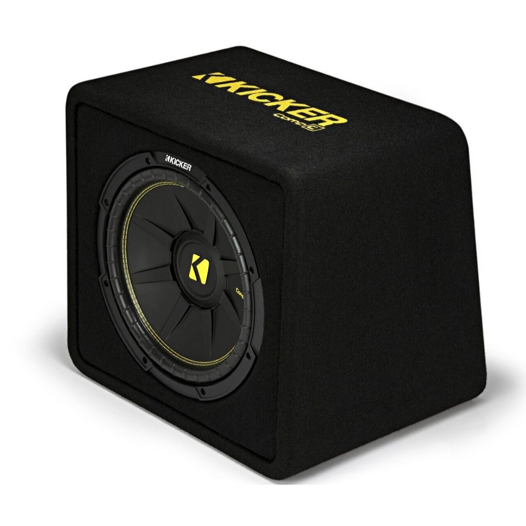 Kicker VCWC122, CompC 12" Sub in Vented Enclosure, 2-Ohm, 300W (44VCWC122) (OB)