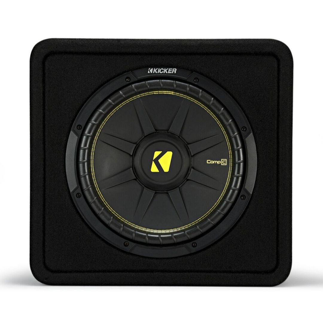 Kicker VCWC122, CompC 12" Sub in Vented Enclosure, 2-Ohm, 300W (44VCWC122) (OB)