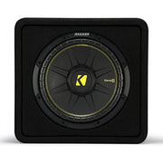 Kicker VCWC124, CompC 12" Sub in Vented Enclosure, 4-Ohm, 300W (44VCWC124) (OB)