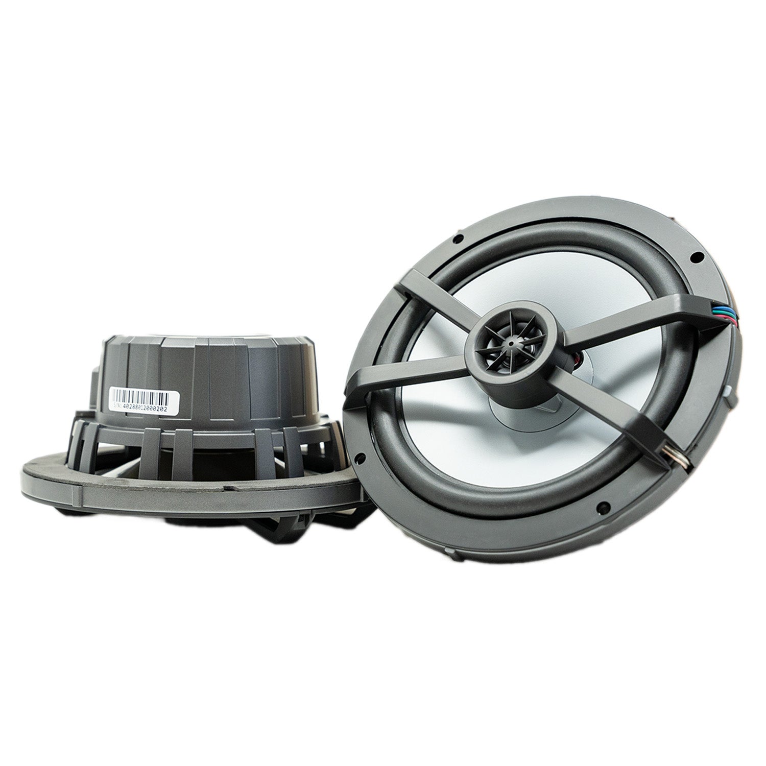 Kicker BKM61, 6.5" 2-Way Marine Coaxial Speaker w/ LED (OB)