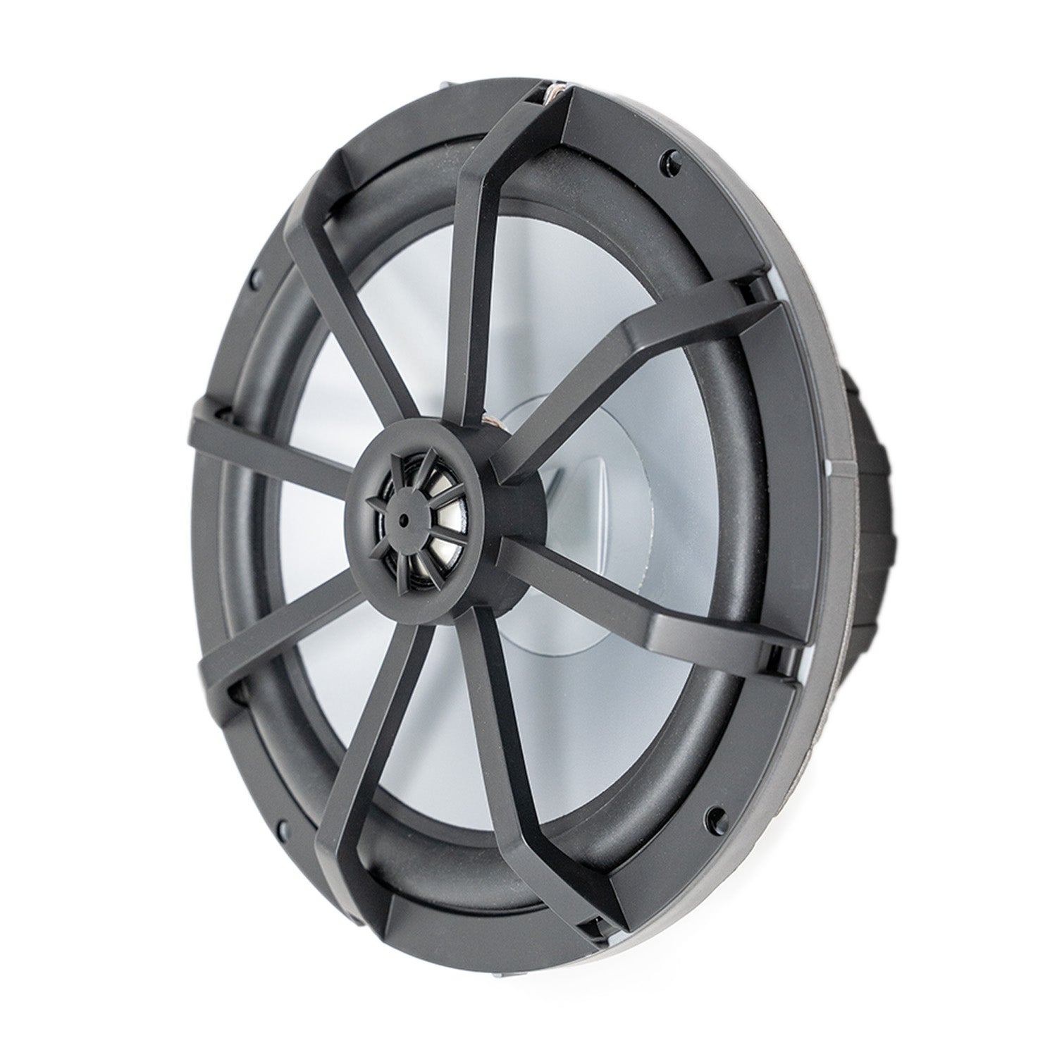 Kicker BKM84L, 8" 2-Way Marine Coaxial Speaker w/ LED (OB)