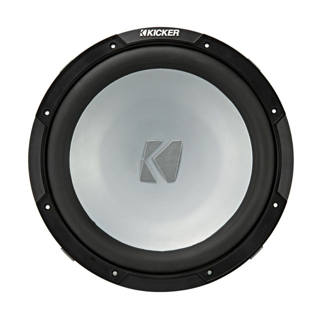 Kicker KM124, KM 12" Weather-Proof Subwoofer for Enclosures, 4-Ohm (45KM124) (OB)