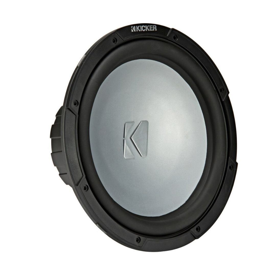 Kicker KM124, KM 12" Weather-Proof Subwoofer for Enclosures, 4-Ohm (45KM124) (OB)