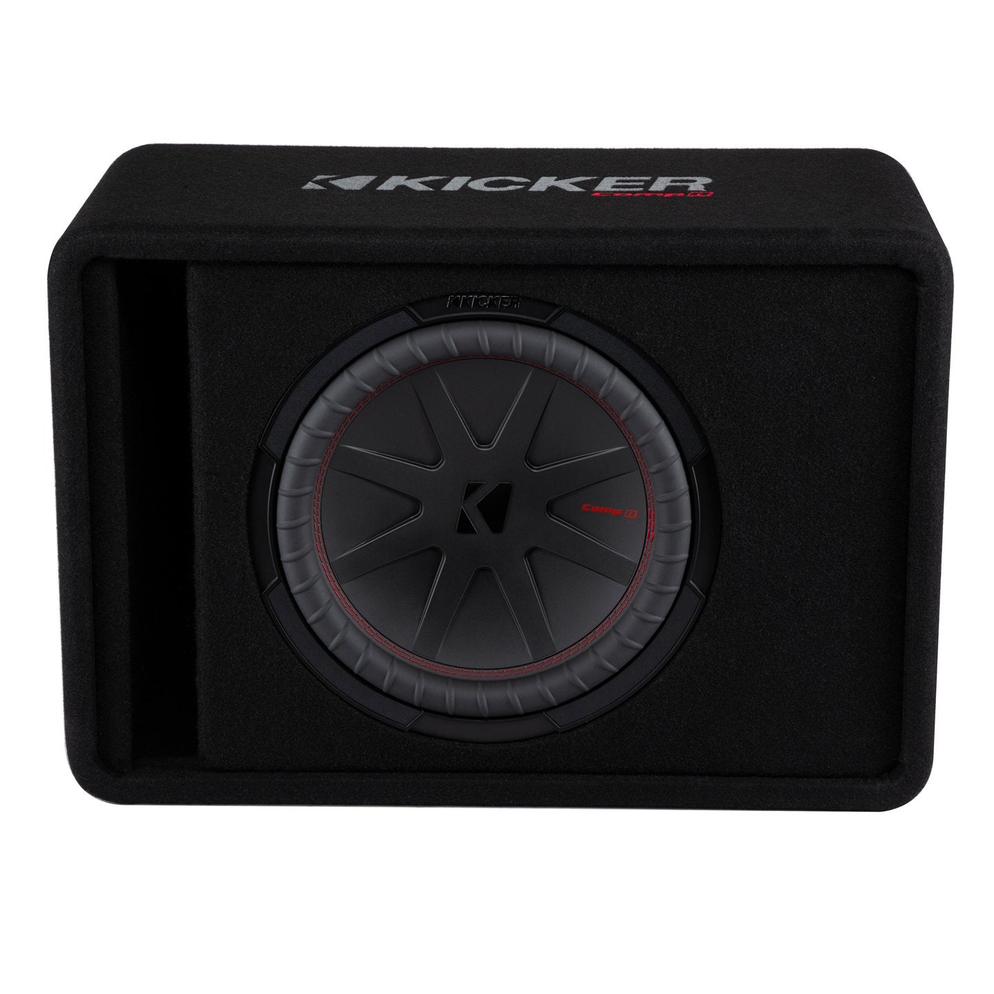 Kicker VCWR122, CompR Single12" Subwoofer In Vented Enclosure, 2-Ohm (48VCWR122) (OB)