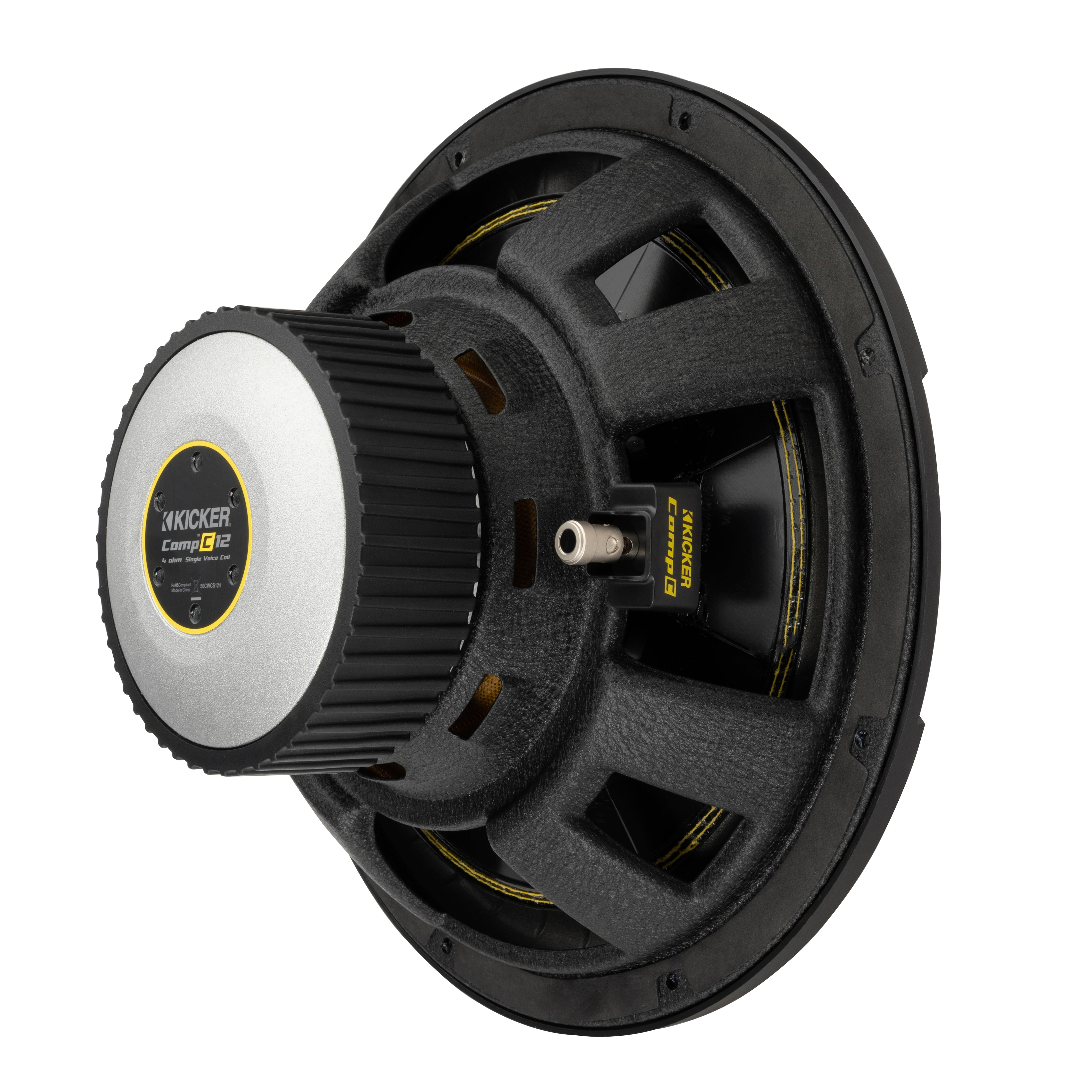 Kicker CWCS104, CompC 10" Single Voice Coil Subwoofer, 4 Ohm (50CWCS104) (OB)