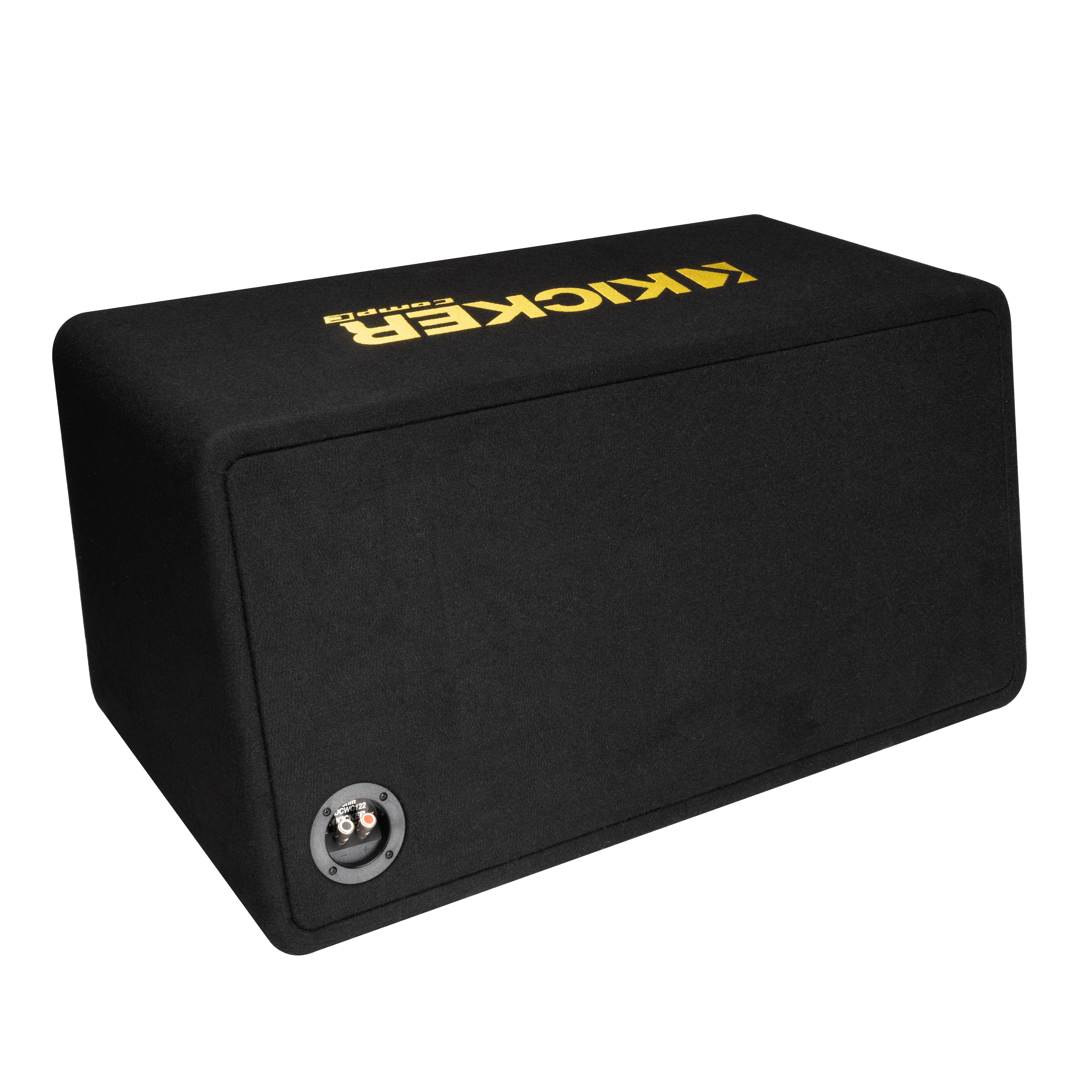 Kicker DCWC122, Dual CompC 12" Subwoofer In Vented Enclosure, 2-Ohm (50DCWC122) (OB)