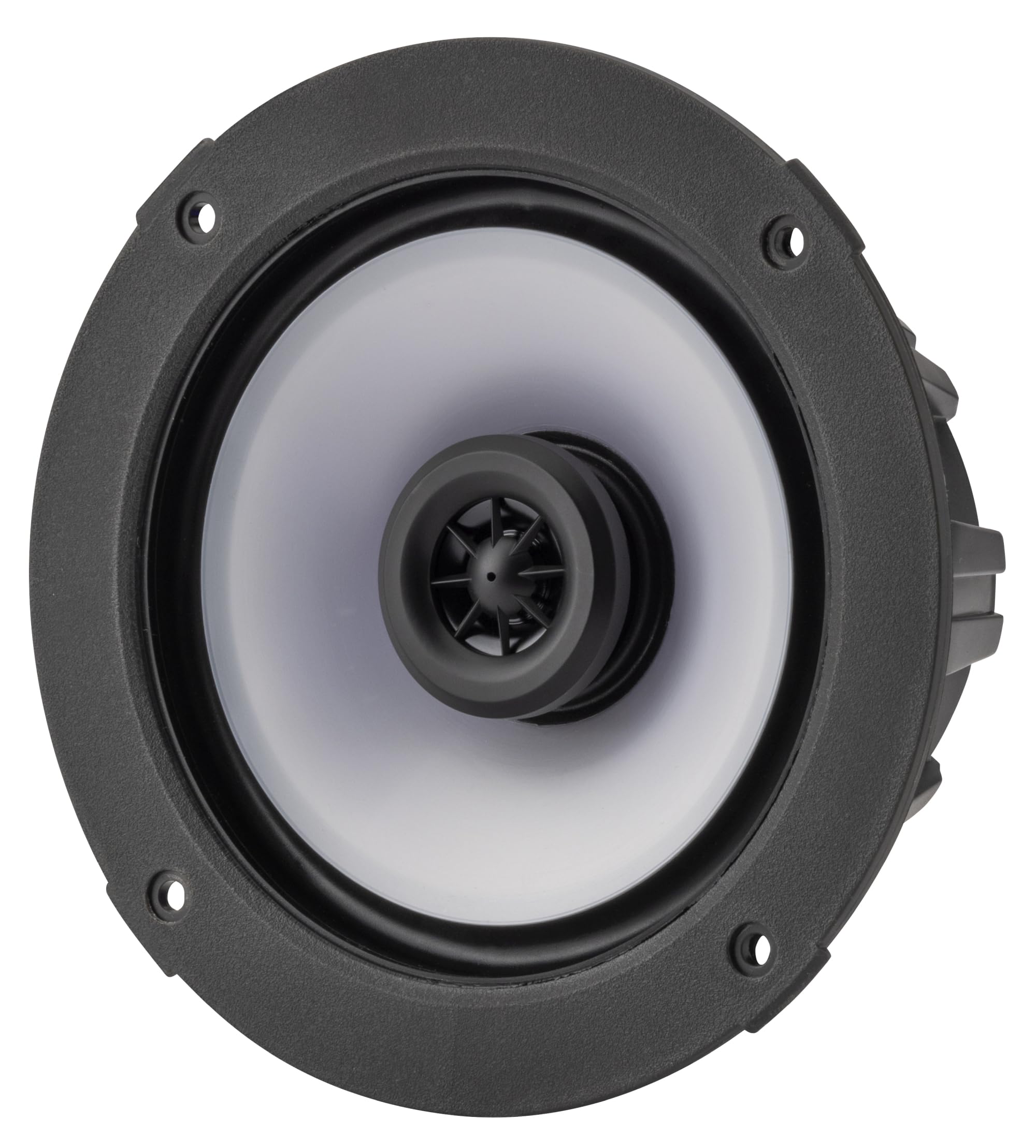 Kicker KM614FL, KM614FL Low Profile Coaxial Marine Speaker w/Rgb 4-Ohm (51KM614FL) (OB)