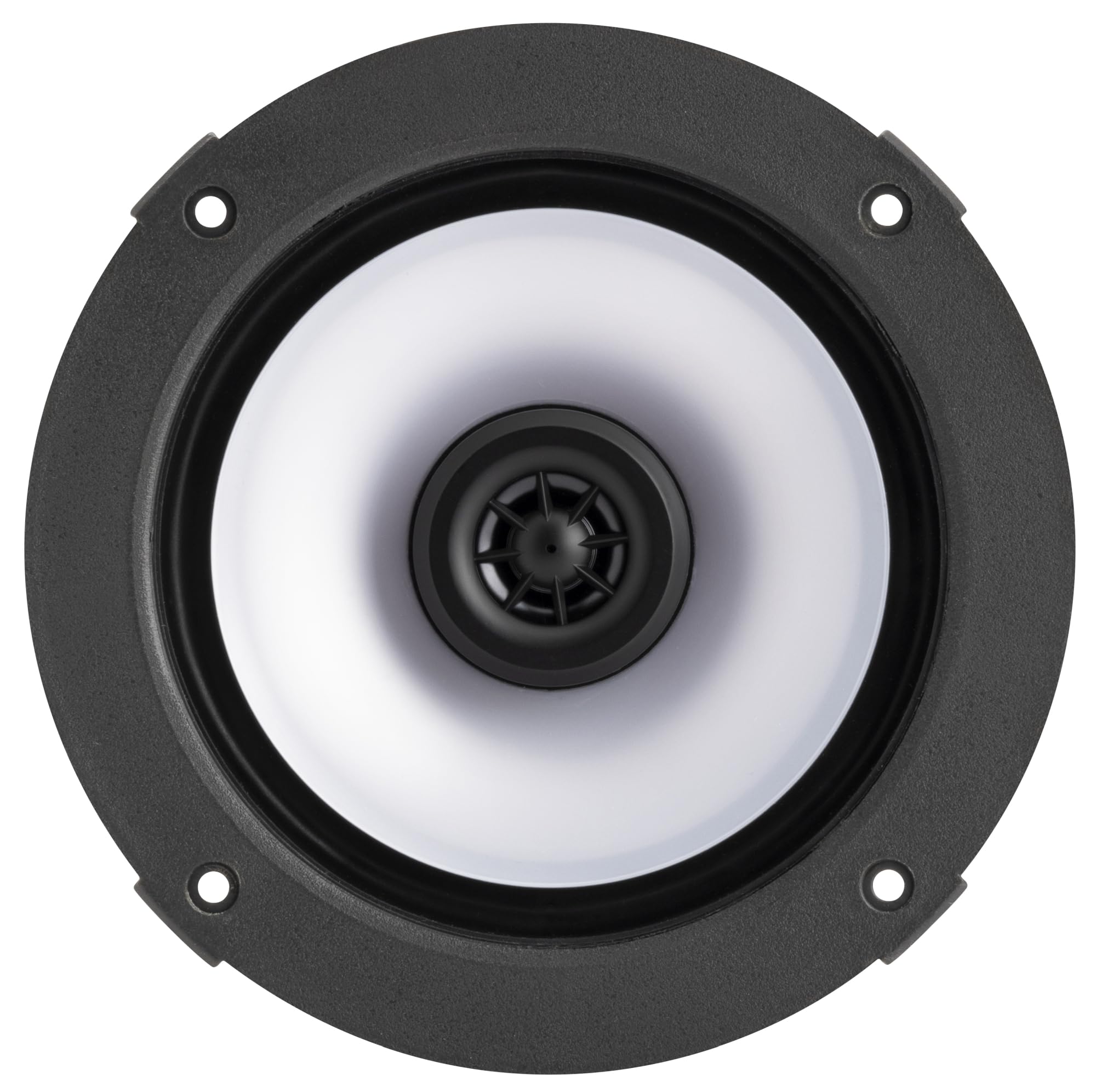 Kicker KM614FL, KM614FL Low Profile Coaxial Marine Speaker w/Rgb 4-Ohm (51KM614FL) (OB)