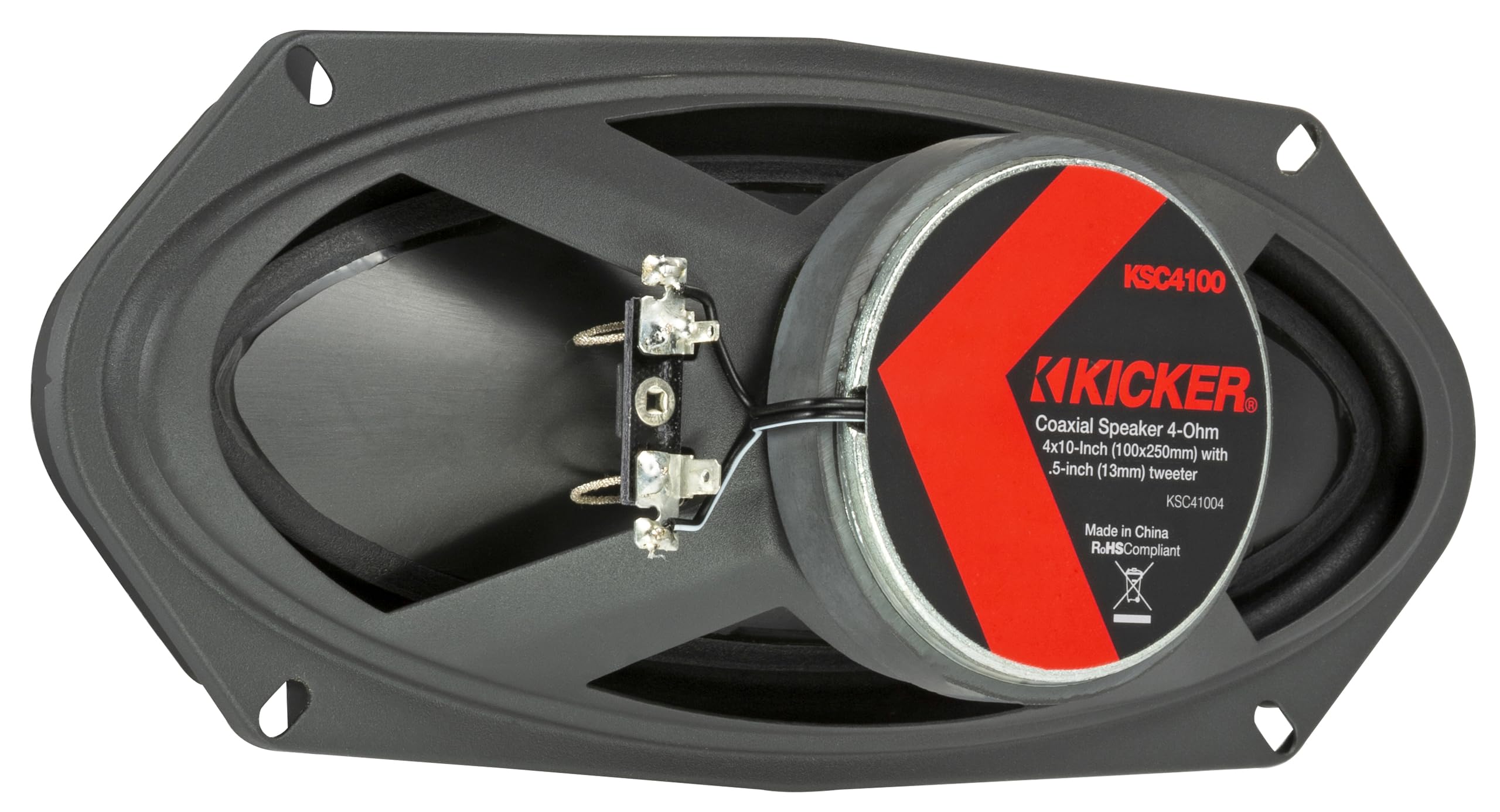 Kicker KSC41004, KS 4X10" 2-Way Coaxial Speakers (51KSC41004) (OB)