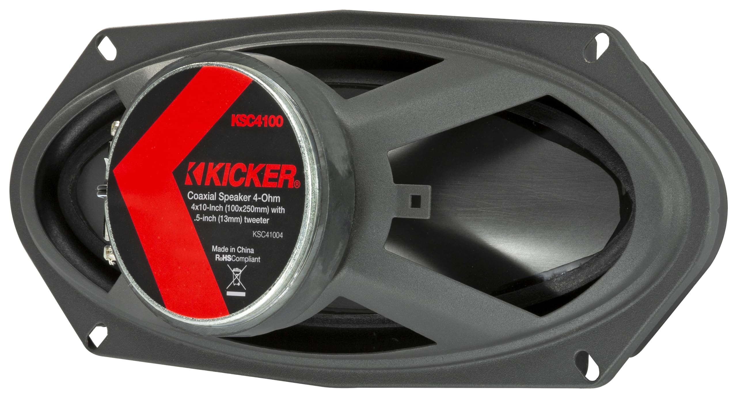 Kicker KSC41004, KS 4X10" 2-Way Coaxial Speakers (51KSC41004) (OB)