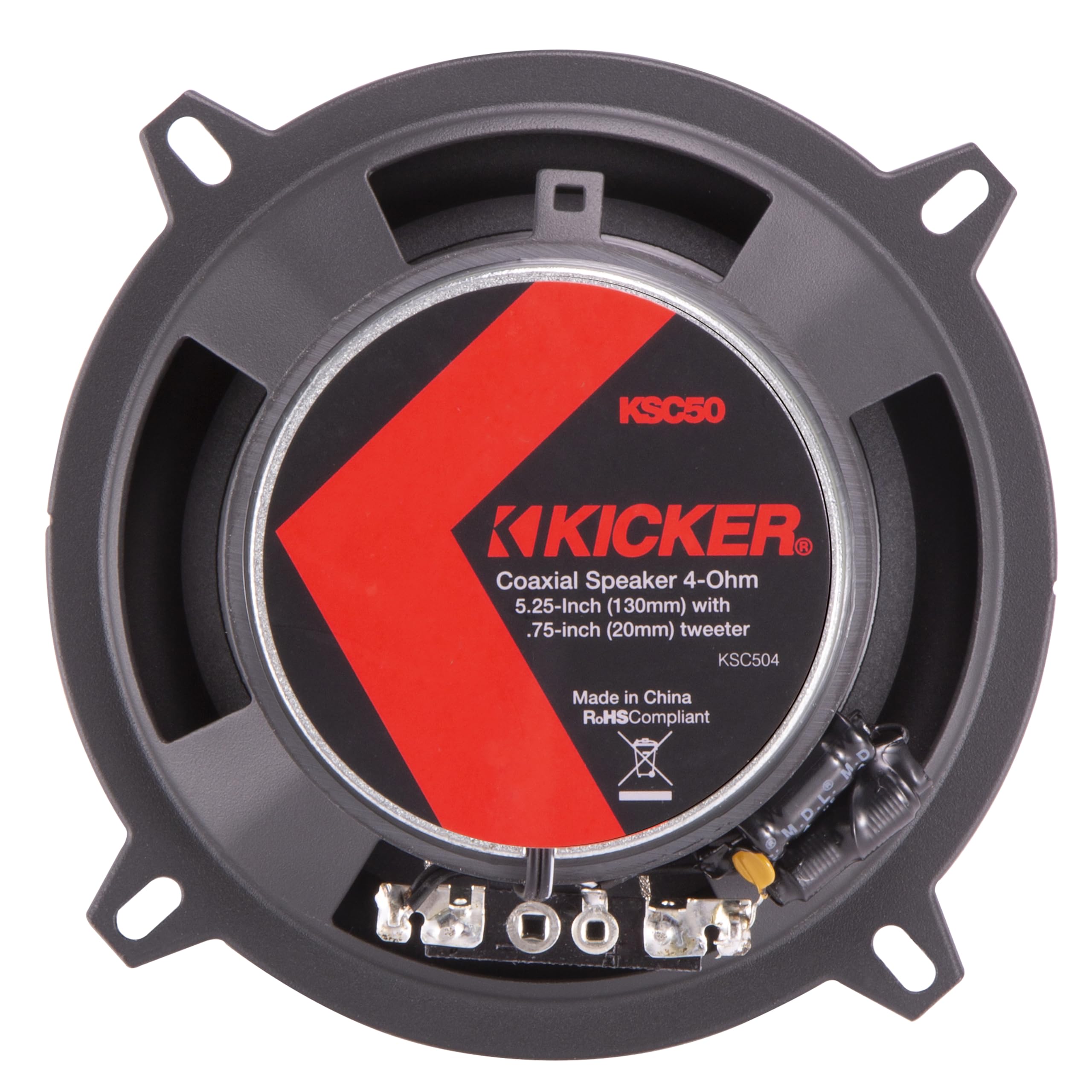 Kicker KSC504, KS 5.25" 2-Way Coaxial Speakers (51KSC504) (OB)