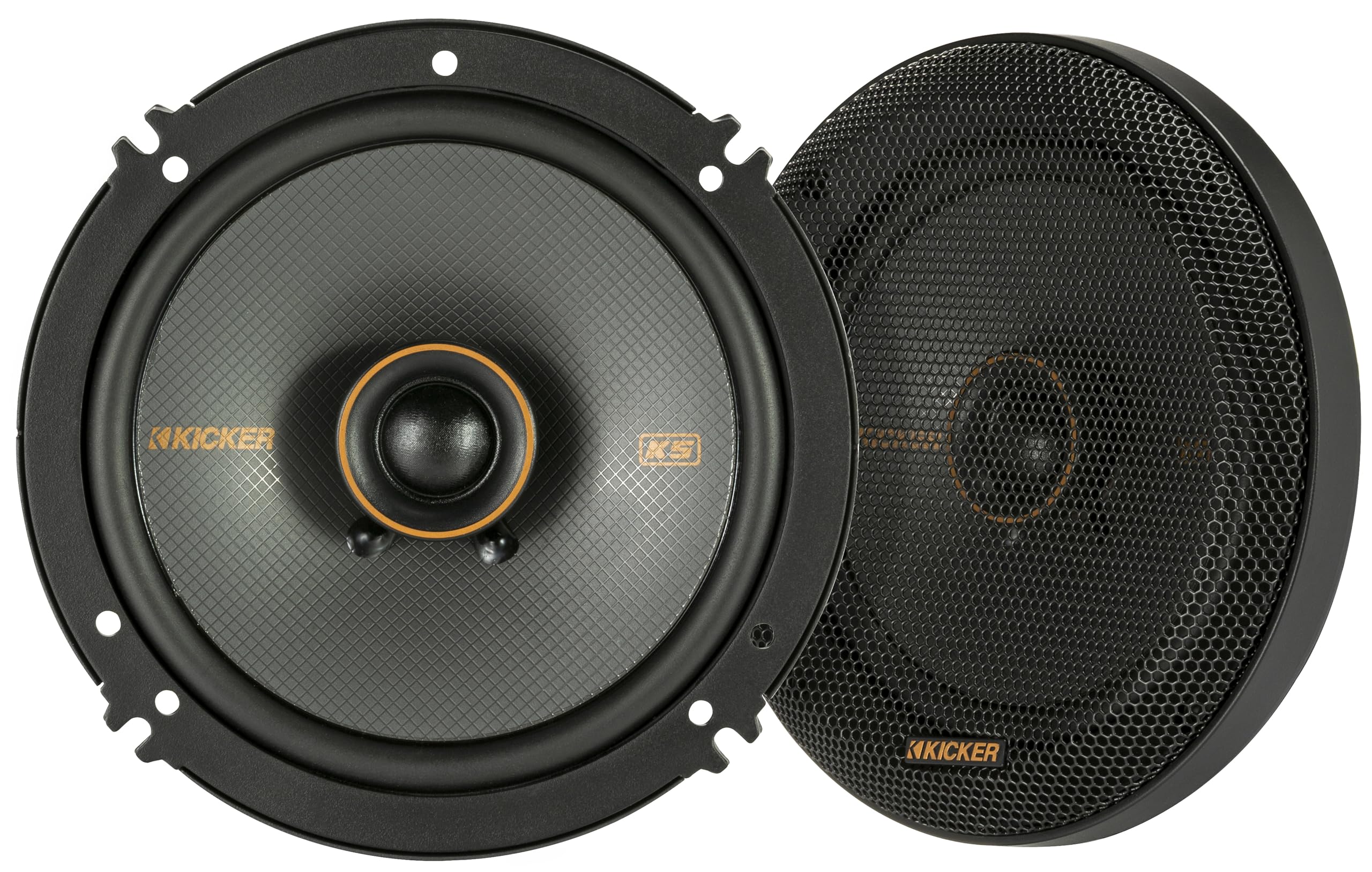 Kicker KSC6504, KS 6.5" 2-Way Coaxial Speakers (51KSC6504)(OB)