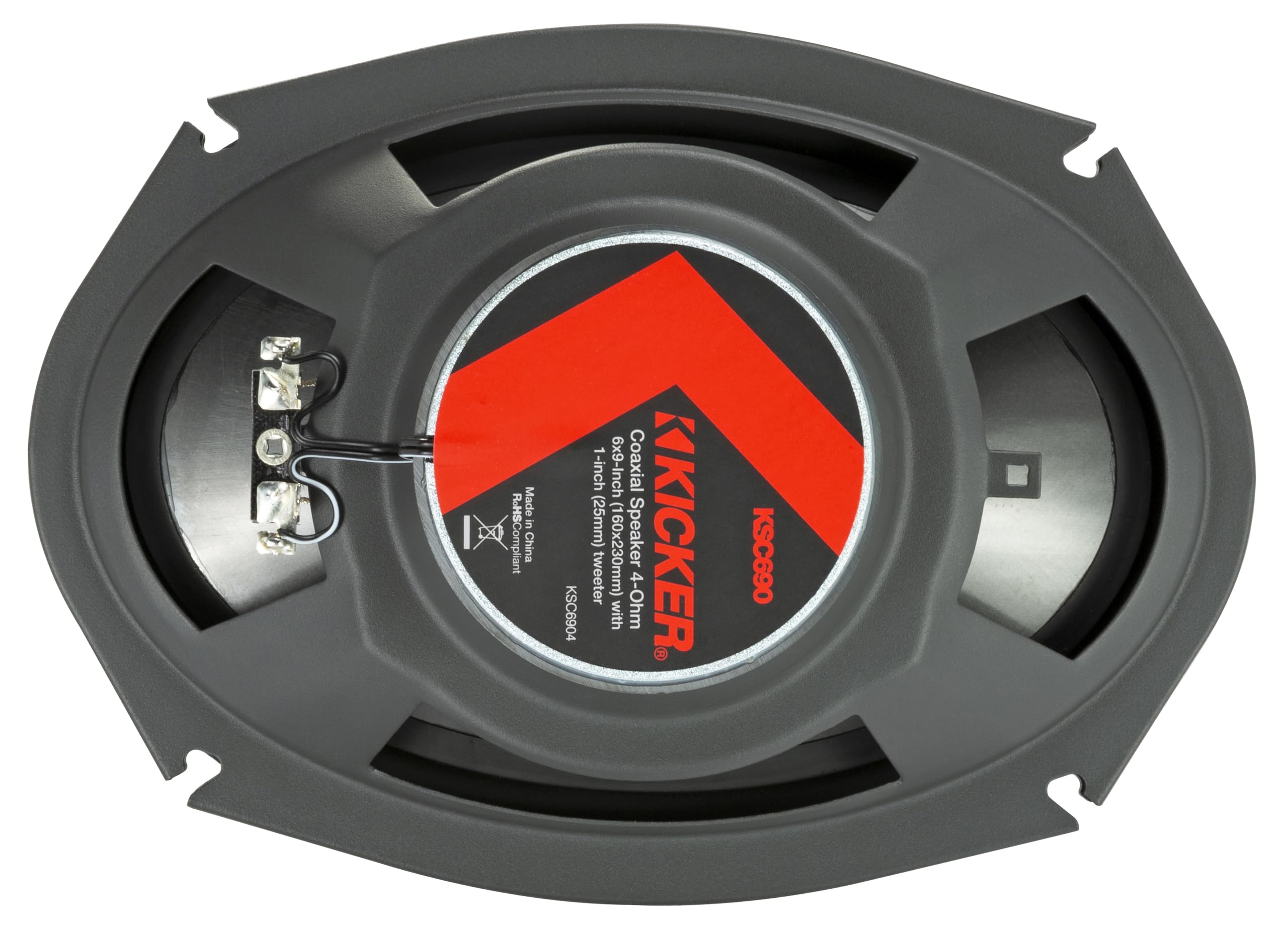 Kicker KSC6904, KS 6X9" 2-Way Coaxial Speakers (51KSC6904) (OB)