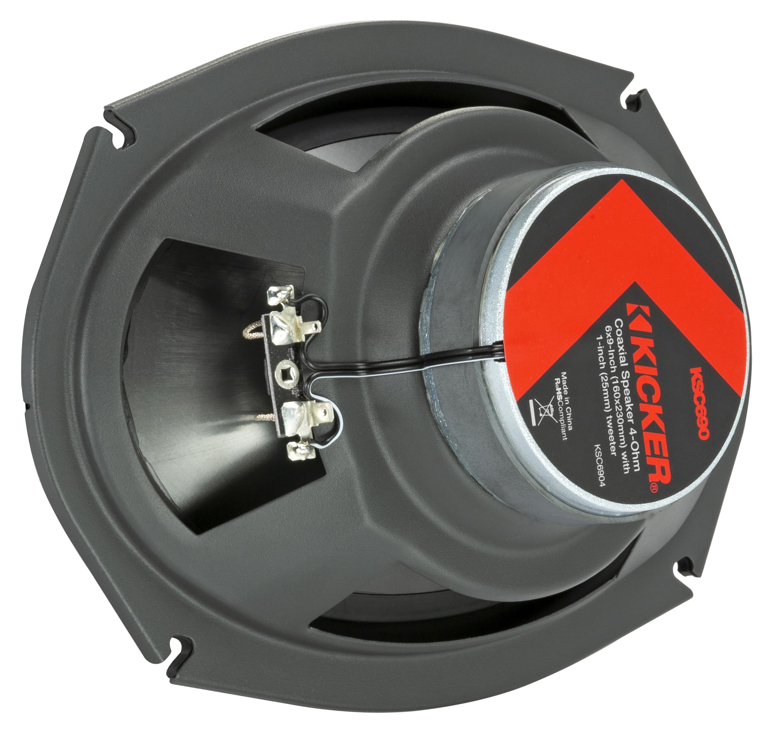 Kicker KSC6904, KS 6X9" 2-Way Coaxial Speakers (51KSC6904) (OB)