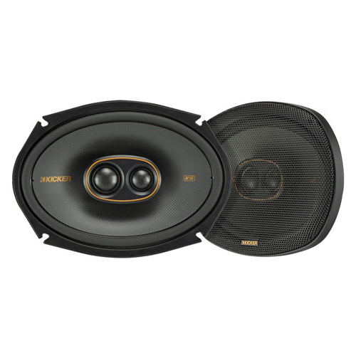 Kicker KSC69304, KS 6X9" 3-Way Coaxial Speakers (51KSC69304) (OB)