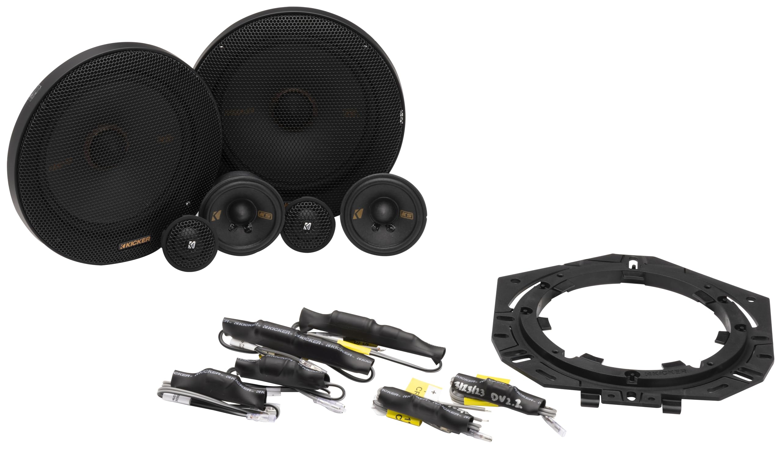 Kicker KSS365, KS 6.5" 3-Way Component Speaker System (51KSS365) (OB)