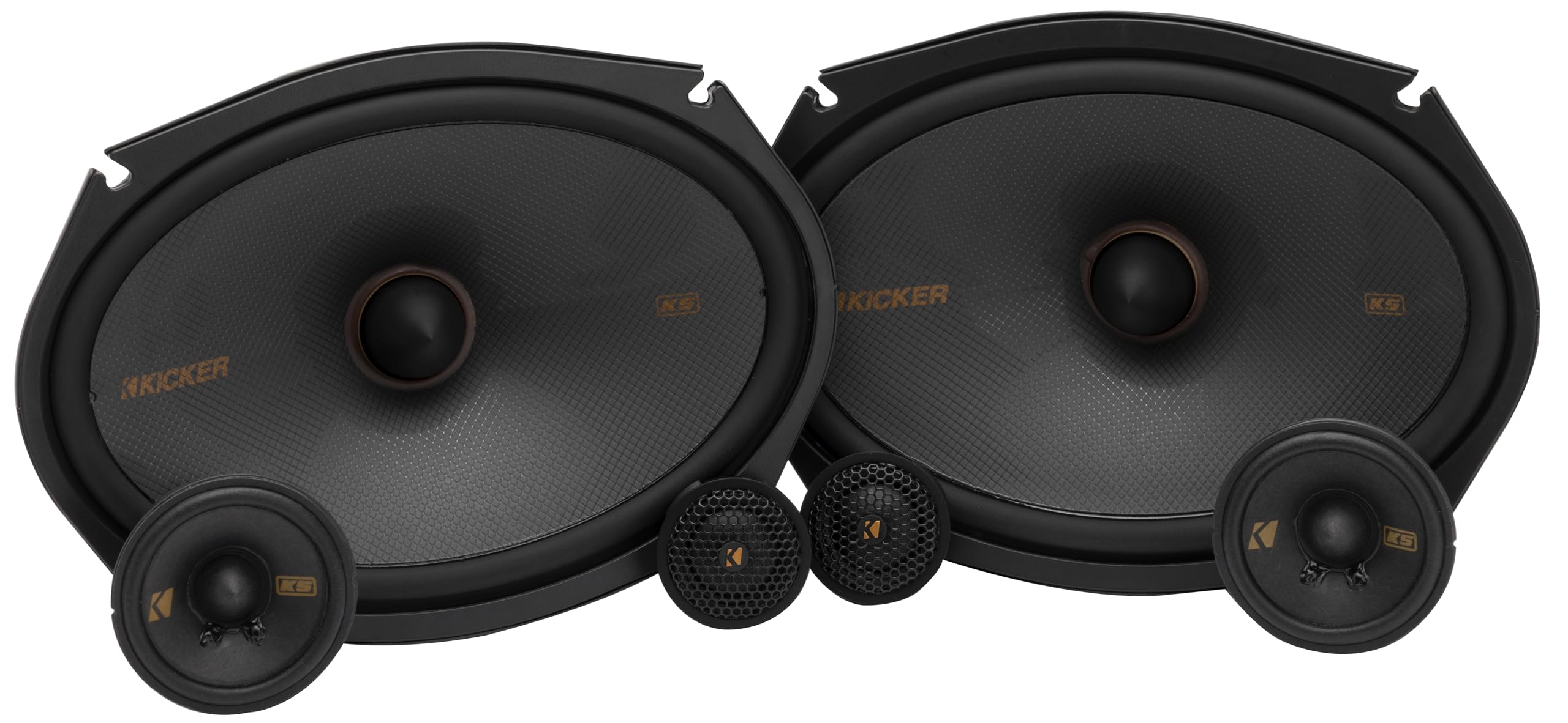 Kicker KSS369, KS 6X9" 3-Way Component Speaker System (51KSS369)(OB)