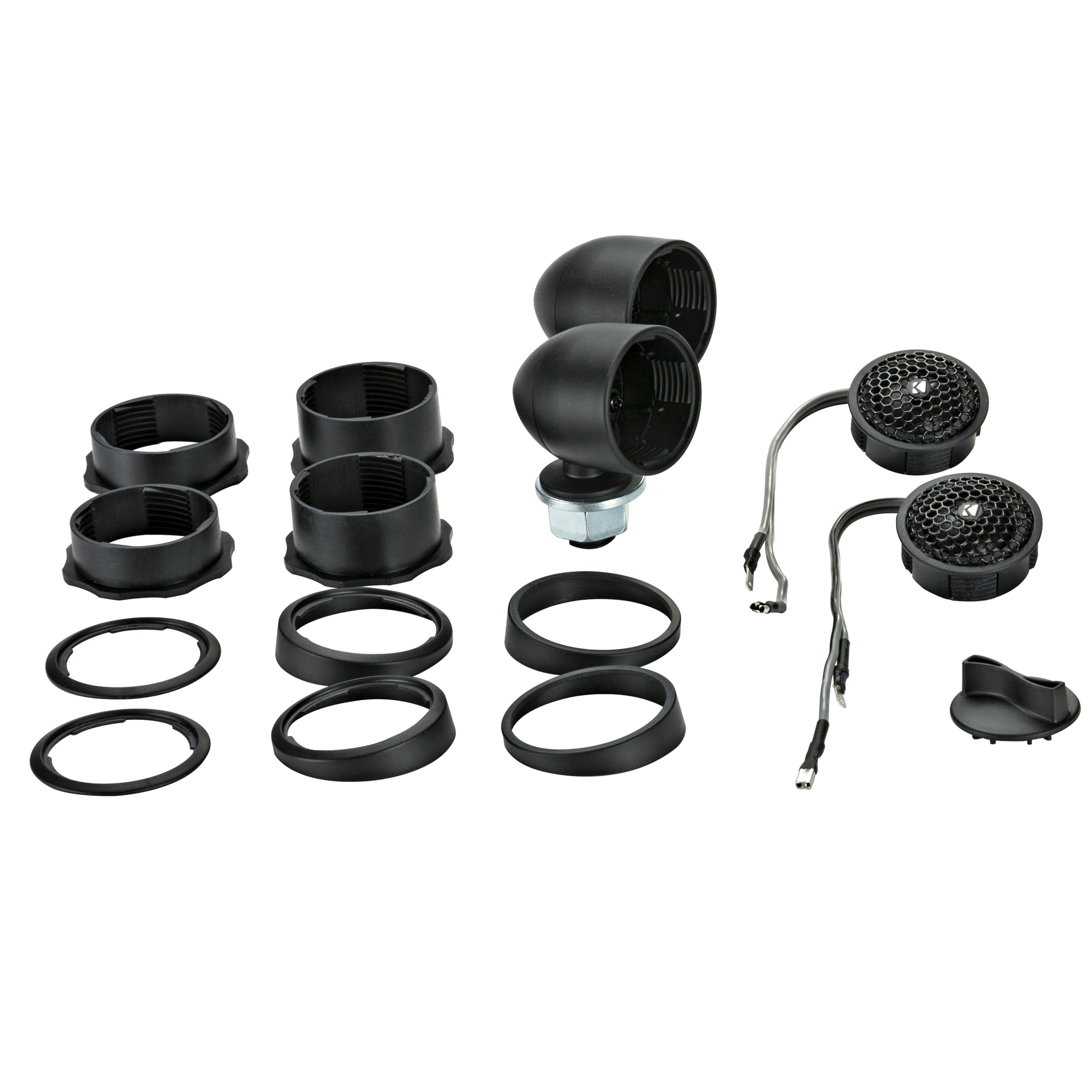 Kicker KSS6704, KS 6.75" Component System w/ 1" Tweeters, 4 Ohm (51KSS6704) (OB)