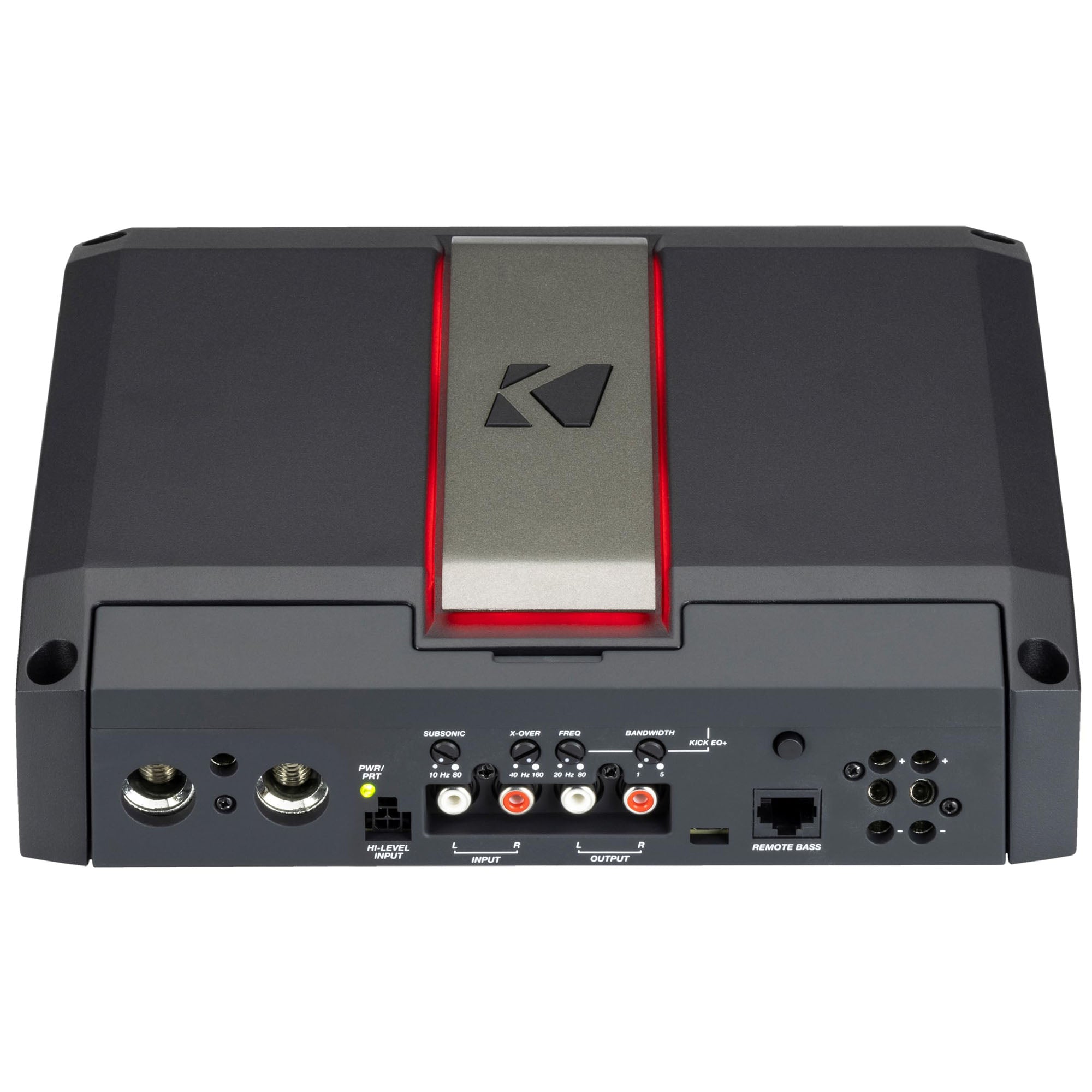 Kicker LX12501, LX Class D Momoblock Subwoofer Amplifier w/ Smart Bass, 1250W (51LX12501) (OB)