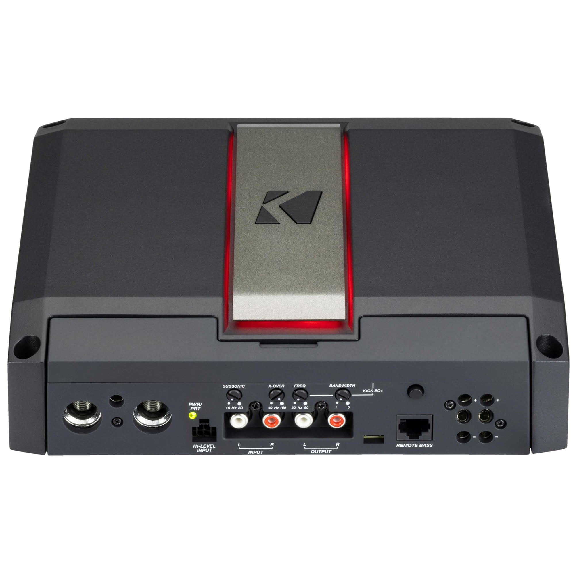 Kicker LX16501, LX Class D Momoblock Subwoofer Amplifier w/ Smart Bass, 1650W (51LX16501) (OB)