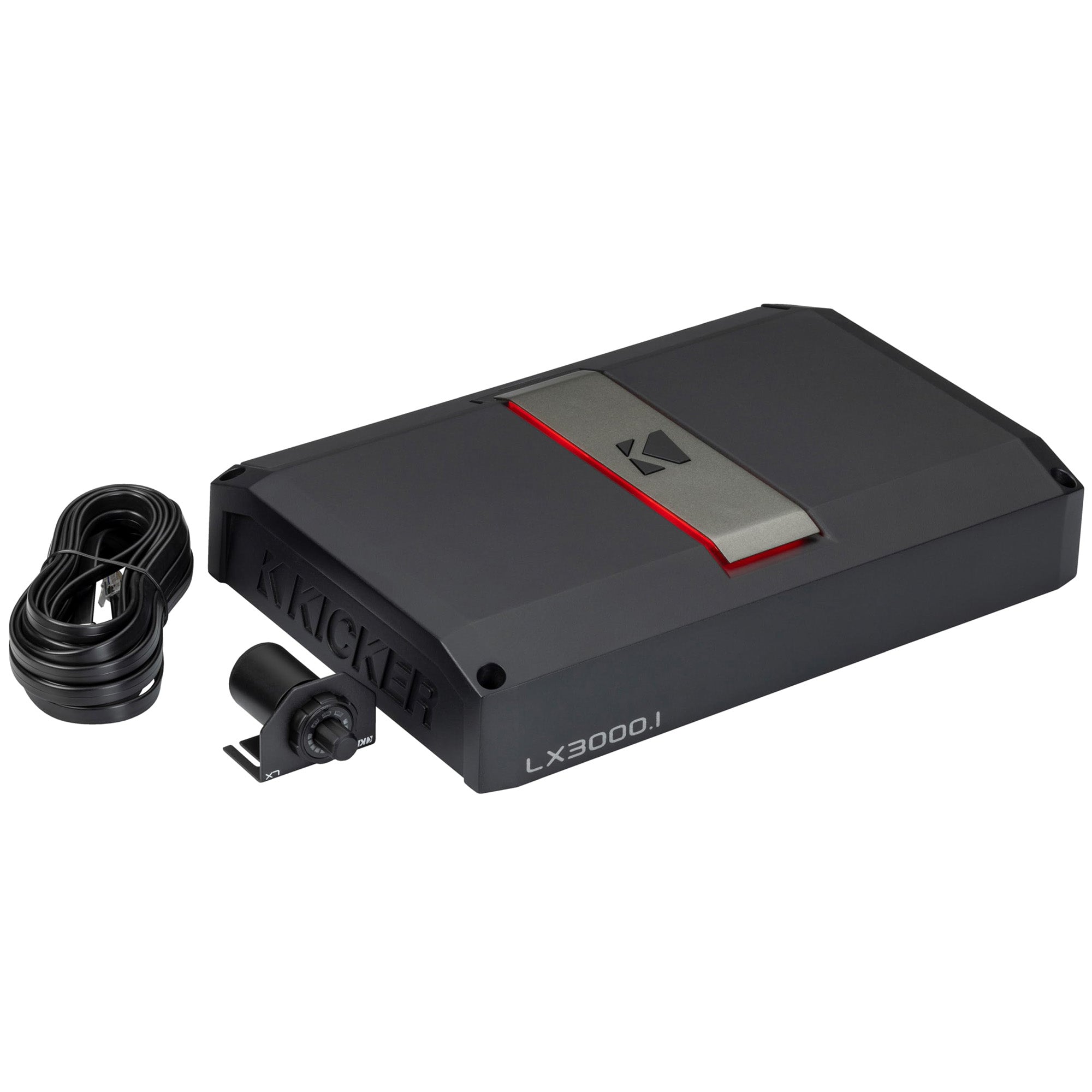 Kicker LX30001, LX Class D Momoblock Subwoofer Amplifier w/ Smart Bass, 3000W (51LX30001)(OB)
