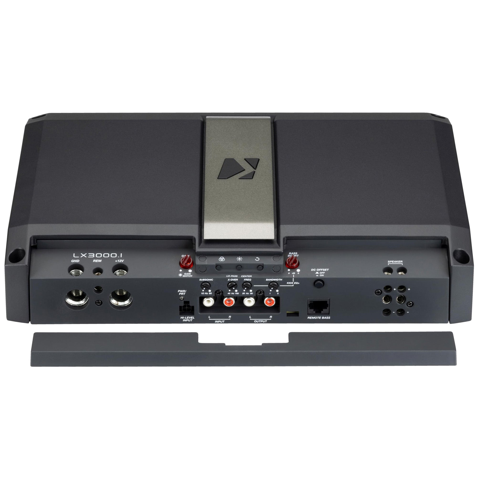 Kicker LX30001, LX Class D Momoblock Subwoofer Amplifier w/ Smart Bass, 3000W (51LX30001)(OB)