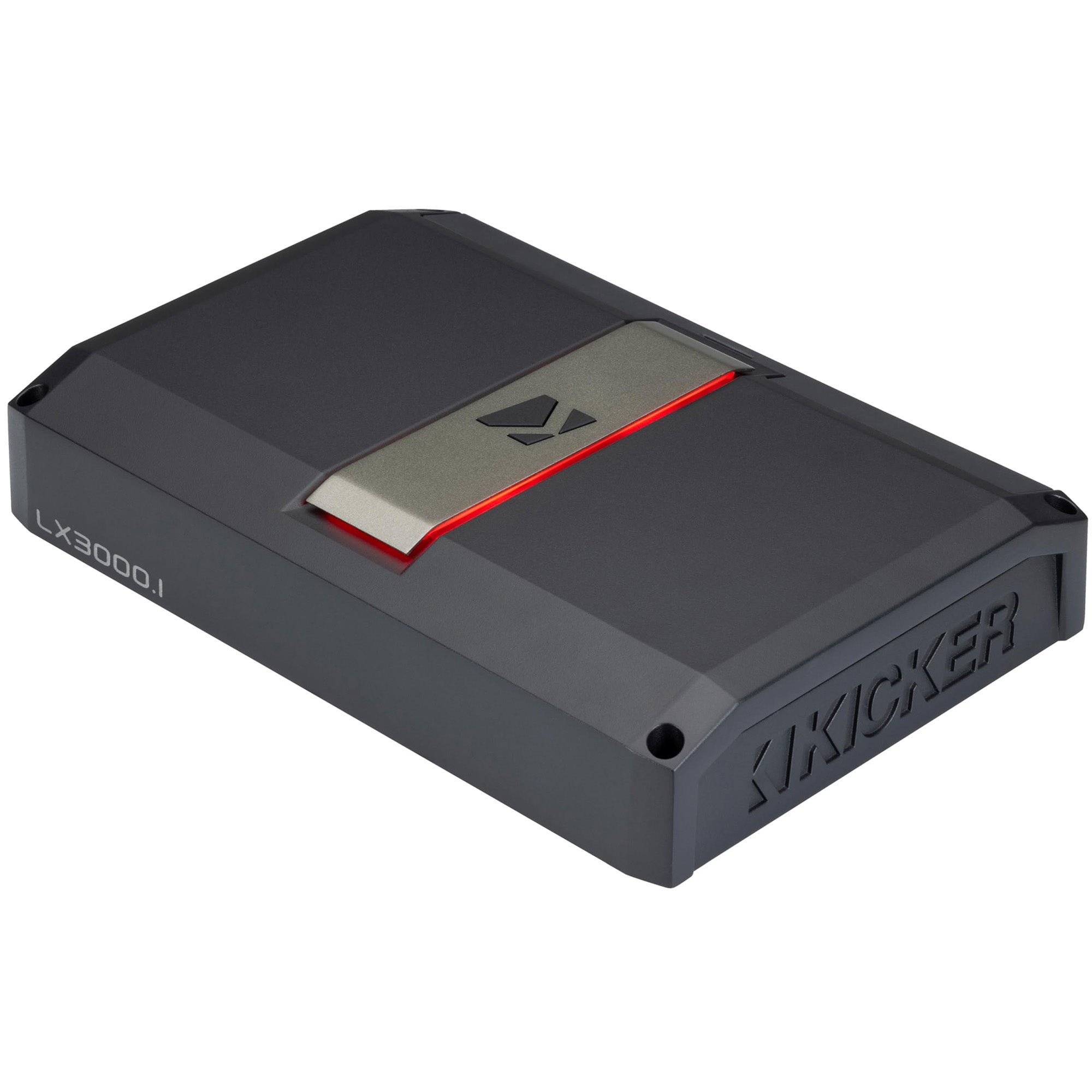 Kicker LX30001, LX Class D Momoblock Subwoofer Amplifier w/ Smart Bass, 3000W (51LX30001)(OB)