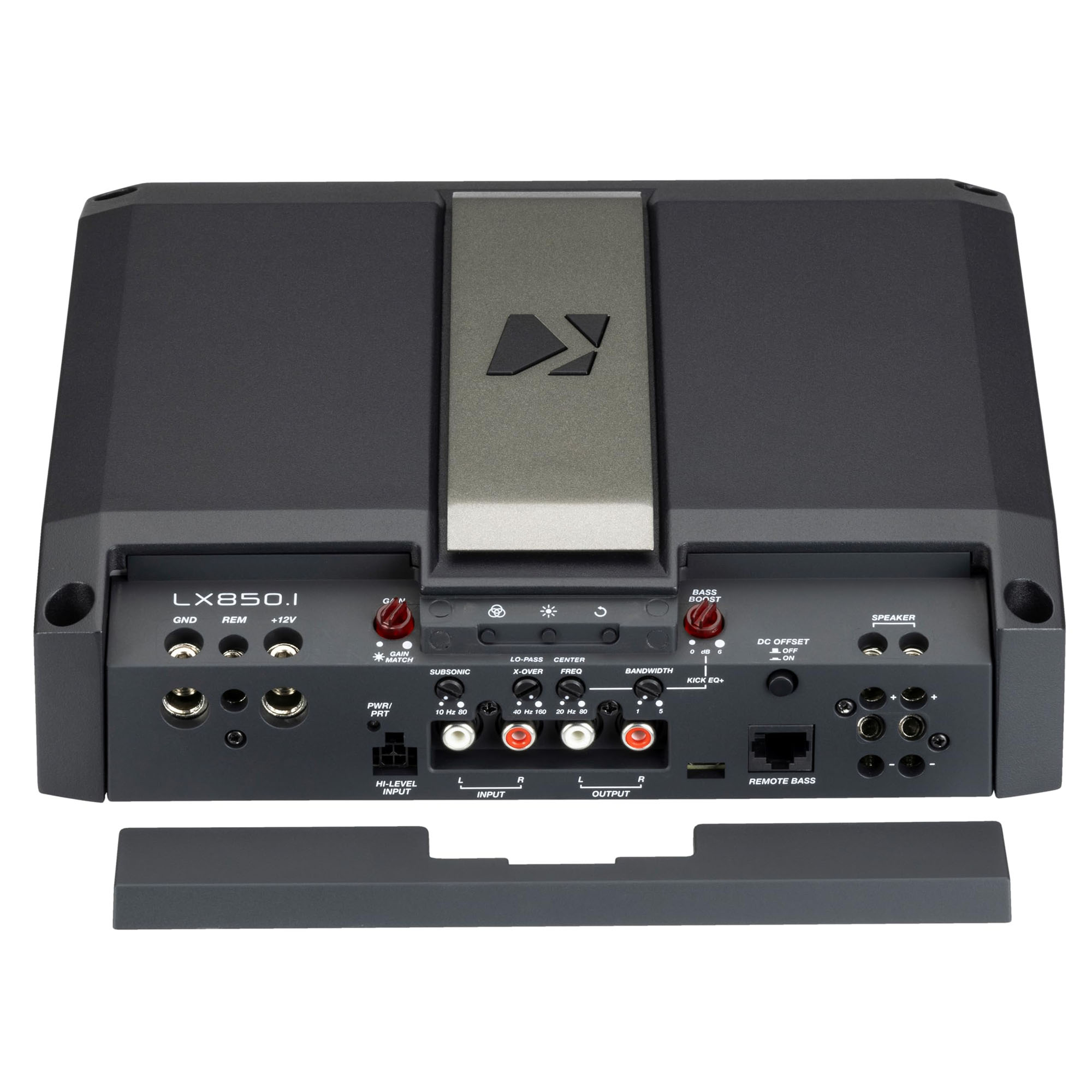 Kicker LX8501, LX Class D Momoblock Subwoofer Amplifier w/ Smart Bass, 850W (51LX8501) (OB)