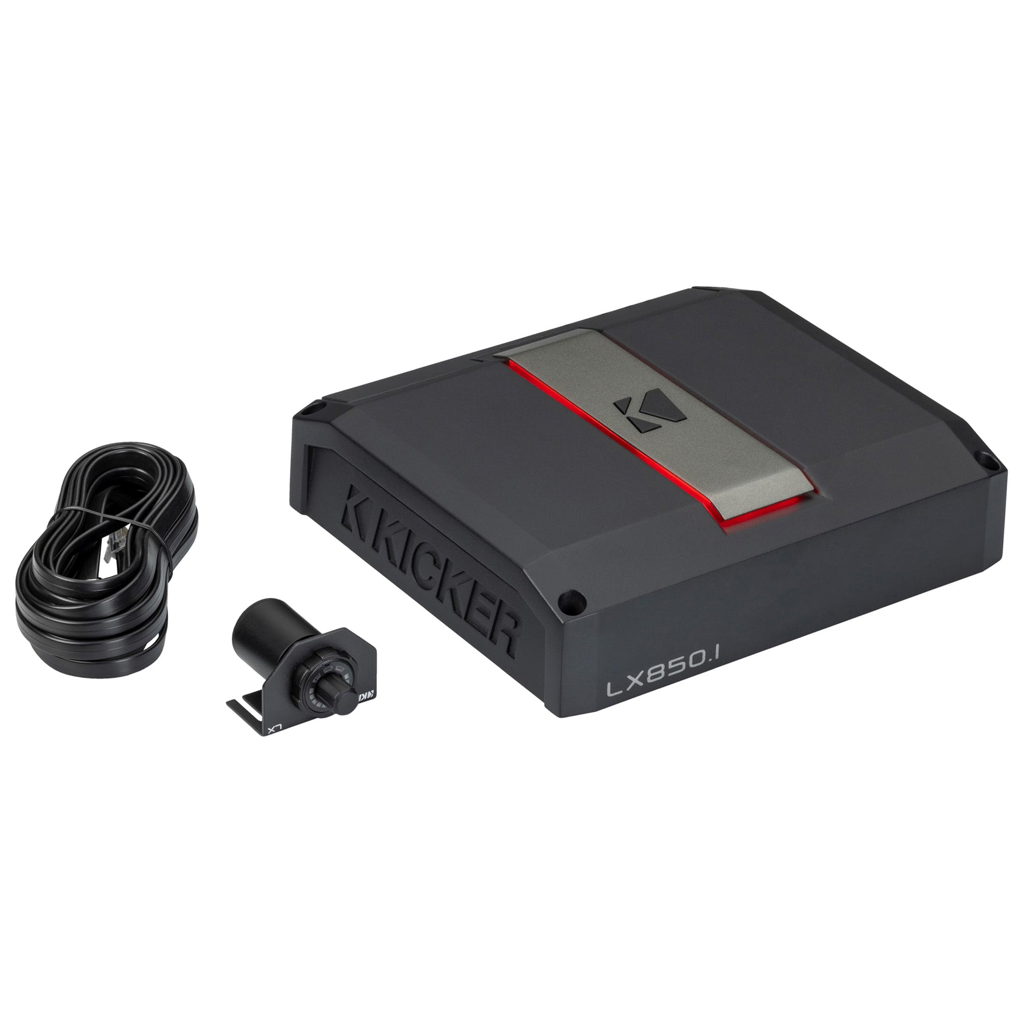 Kicker LX8501, LX Class D Momoblock Subwoofer Amplifier w/ Smart Bass, 850W (51LX8501) (OB)