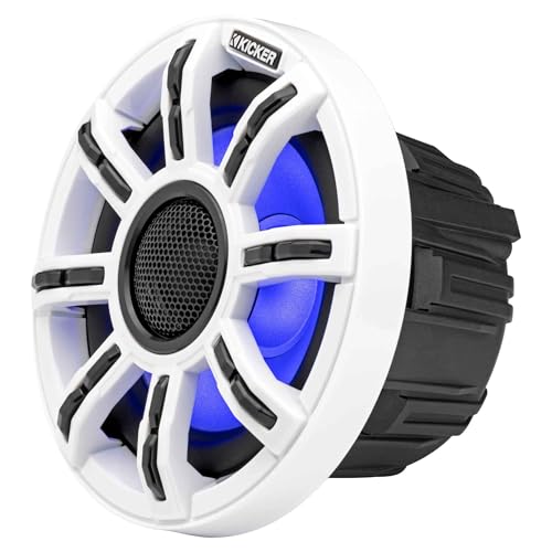 Kicker MSC65, MSC 6.5" 4 Ohm Premium Marine Coaxial Speakers (51MSC65) (OB)