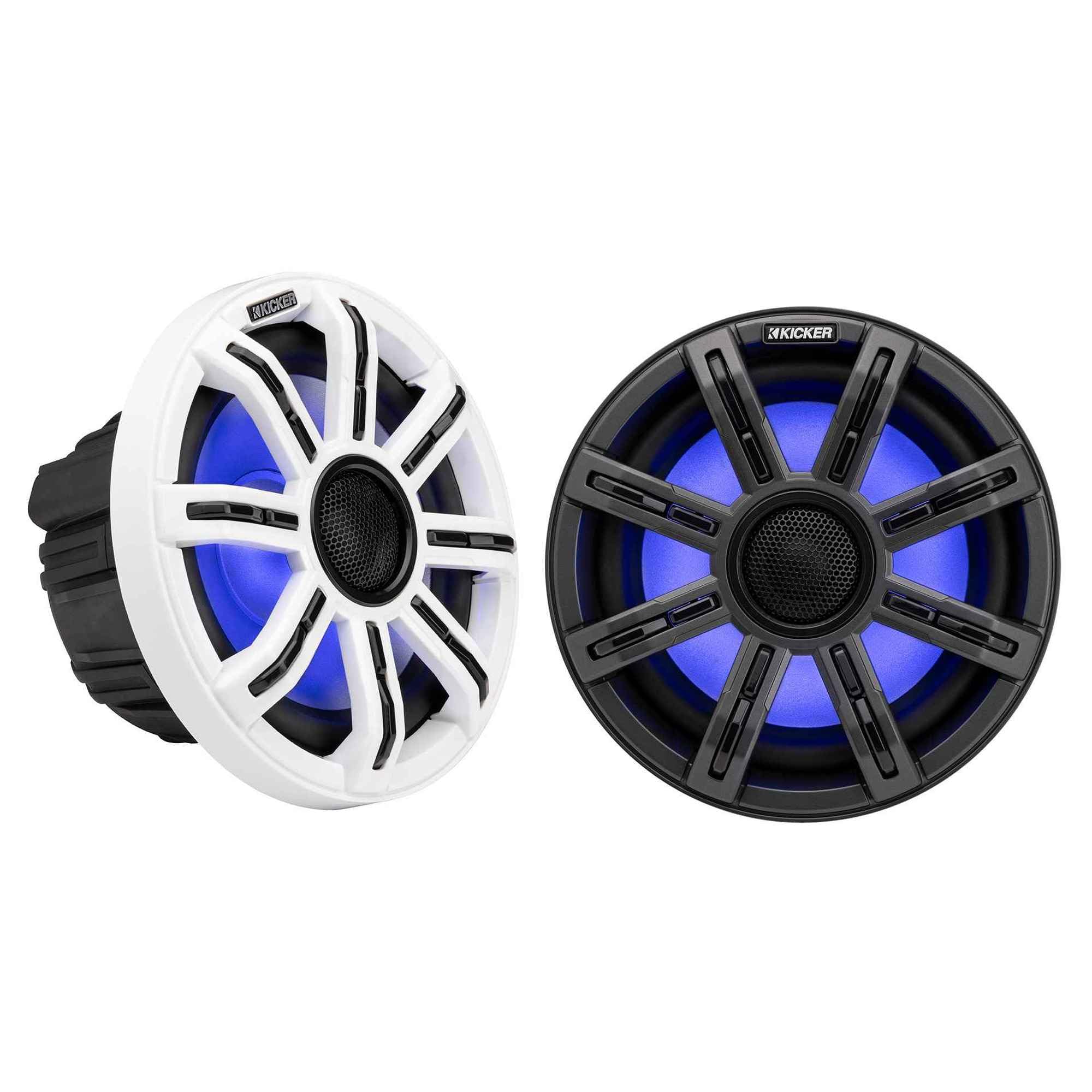 Kicker MSC8, MSC 8" 4 Ohm Premium Marine Coaxial Speakers (51MSC8) (OB)
