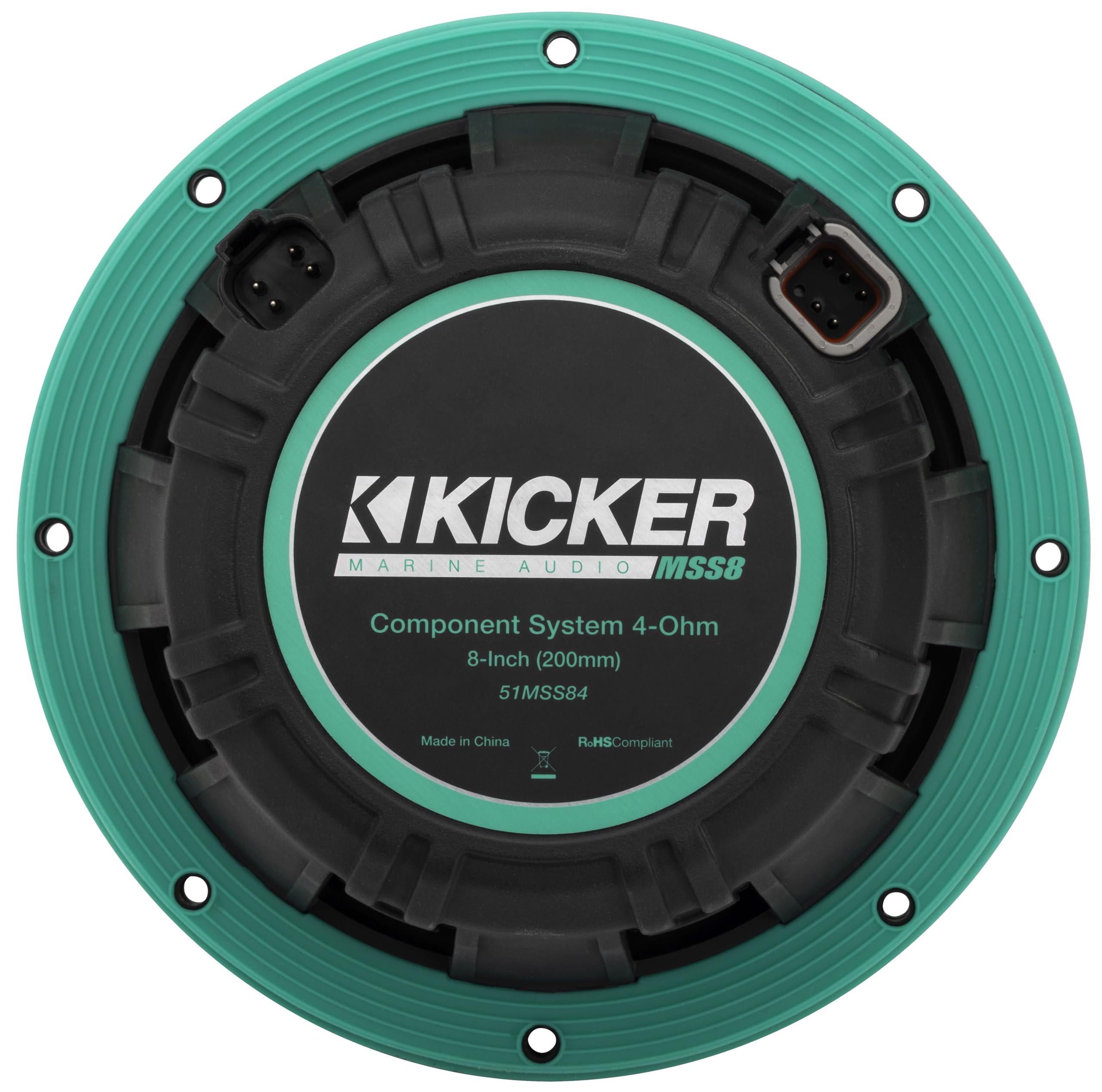 Kicker MSS8, MSS 8" 4 Ohm Premium Marine Component Speakers (51MSS8) (OB)
