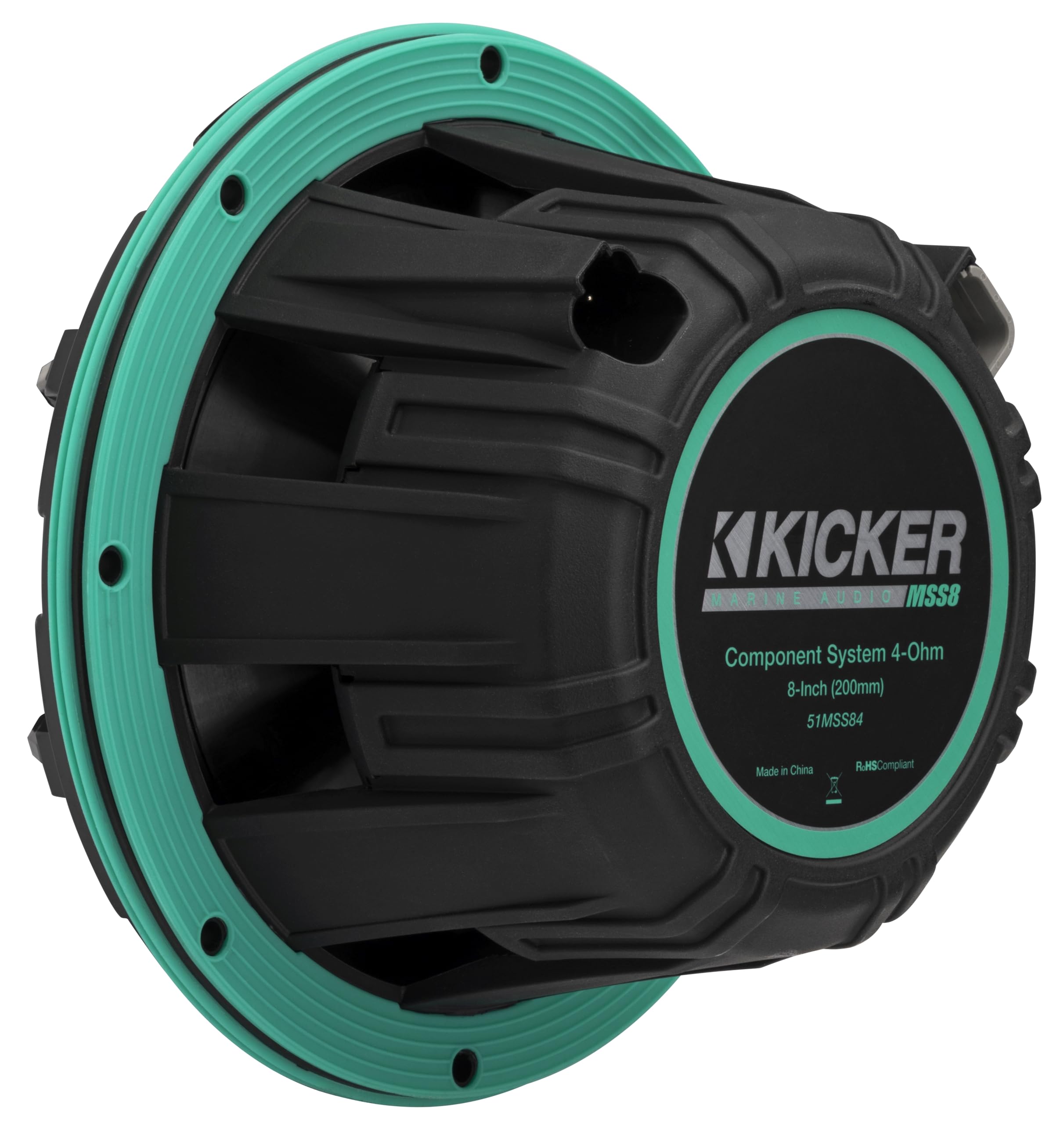 Kicker MSS8, MSS 8" 4 Ohm Premium Marine Component Speakers (51MSS8) (OB)