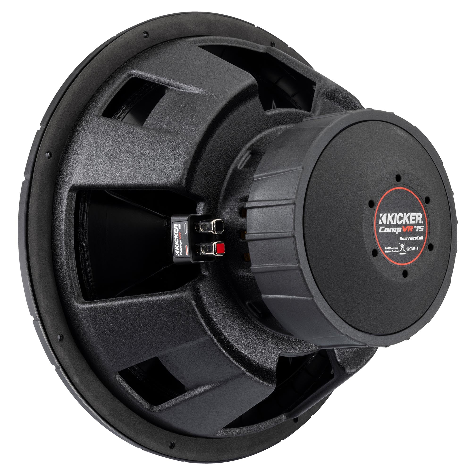 Kicker CVR152, CVR15 CompVR 15" Dual Voice Coil Subwoofer, 2-Ohm (52CVR152) (OB)