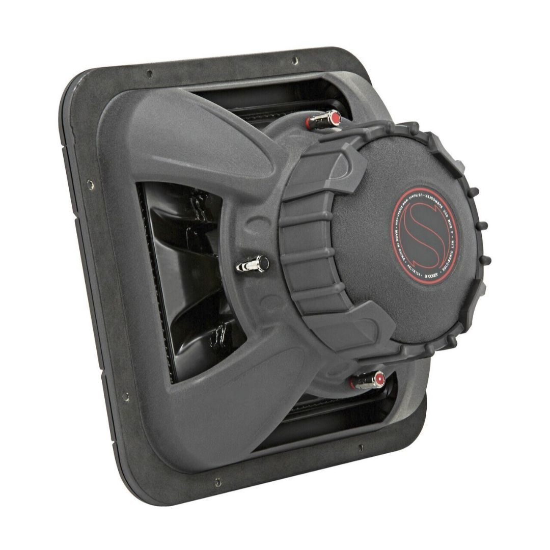 Kicker L7R124, L7R 12" Dual Voice Coil Subwoofer, 4-Ohm (45L7R124) (OB)
