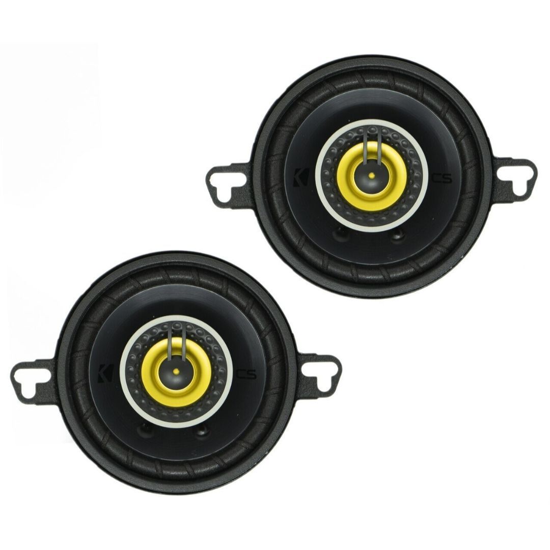 Kicker CSC354, CS 3.5" 2-Way Coaxial Speakers, 4-Ohm (46CSC354) (OB)
