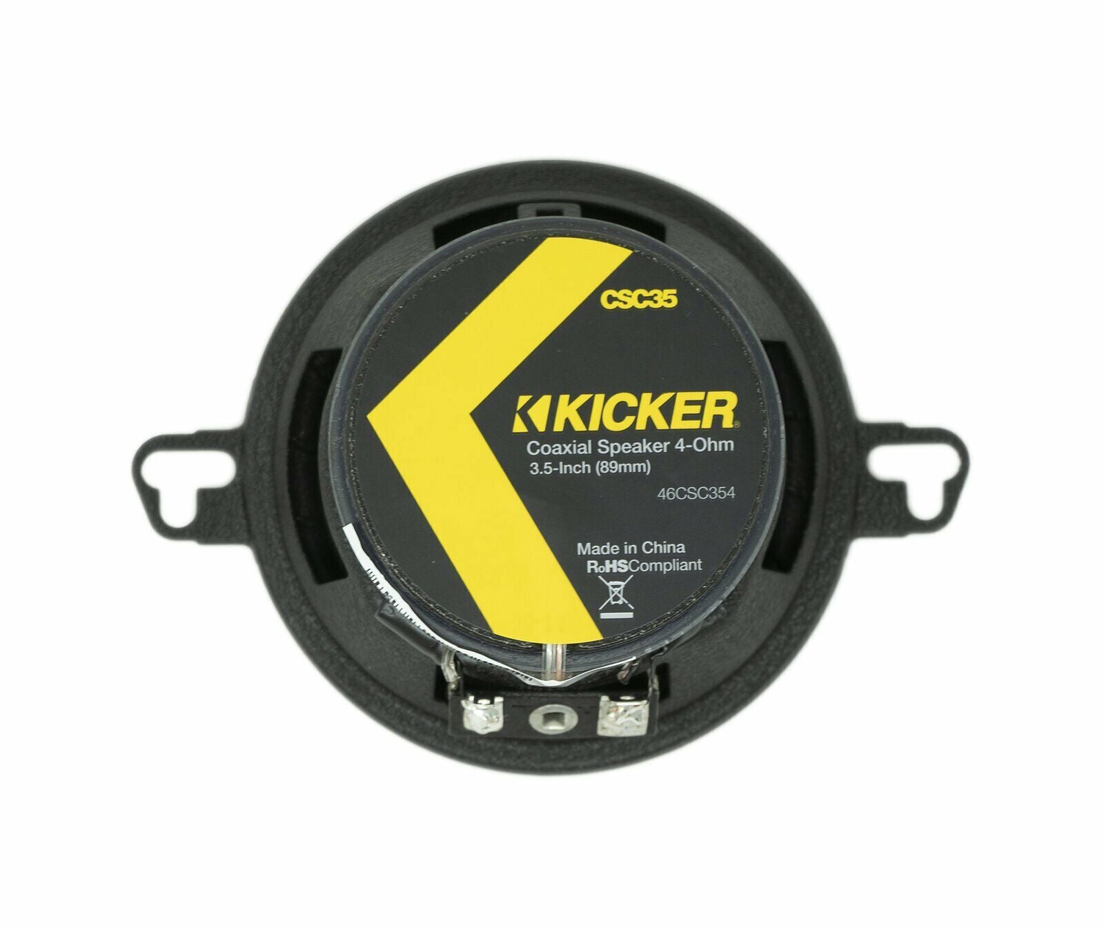 Kicker CSC354, CS 3.5" 2-Way Coaxial Speakers, 4-Ohm (46CSC354) (OB)