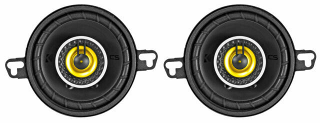 Kicker CSC354, CS 3.5" 2-Way Coaxial Speakers, 4-Ohm (46CSC354) (OB)