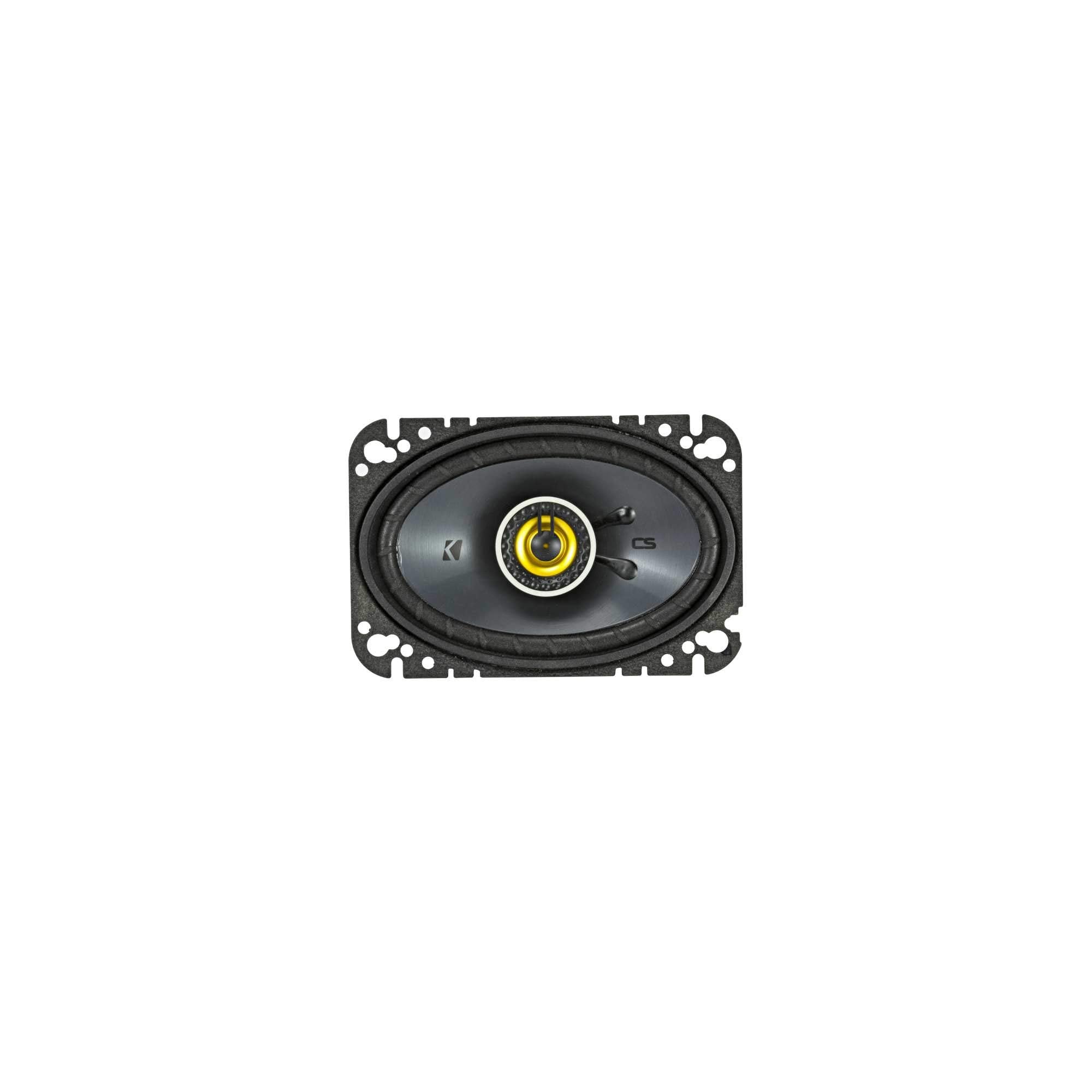 Kicker CSC464, CS 4X6" 2-Way Coaxial Speakers, 4-Ohm (46CSC464) (OB)