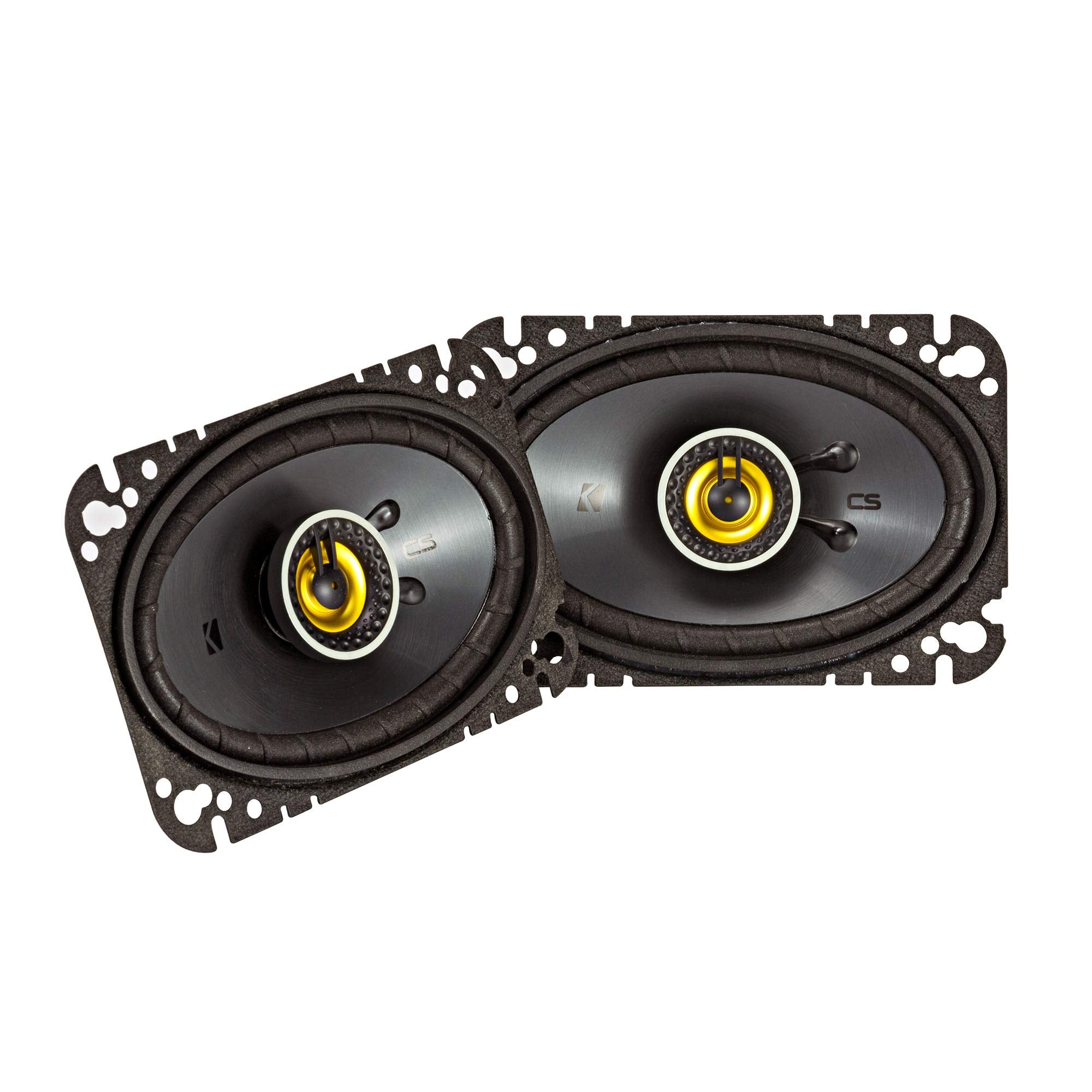 Kicker CSC464, CS 4X6" 2-Way Coaxial Speakers, 4-Ohm (46CSC464) (OB)