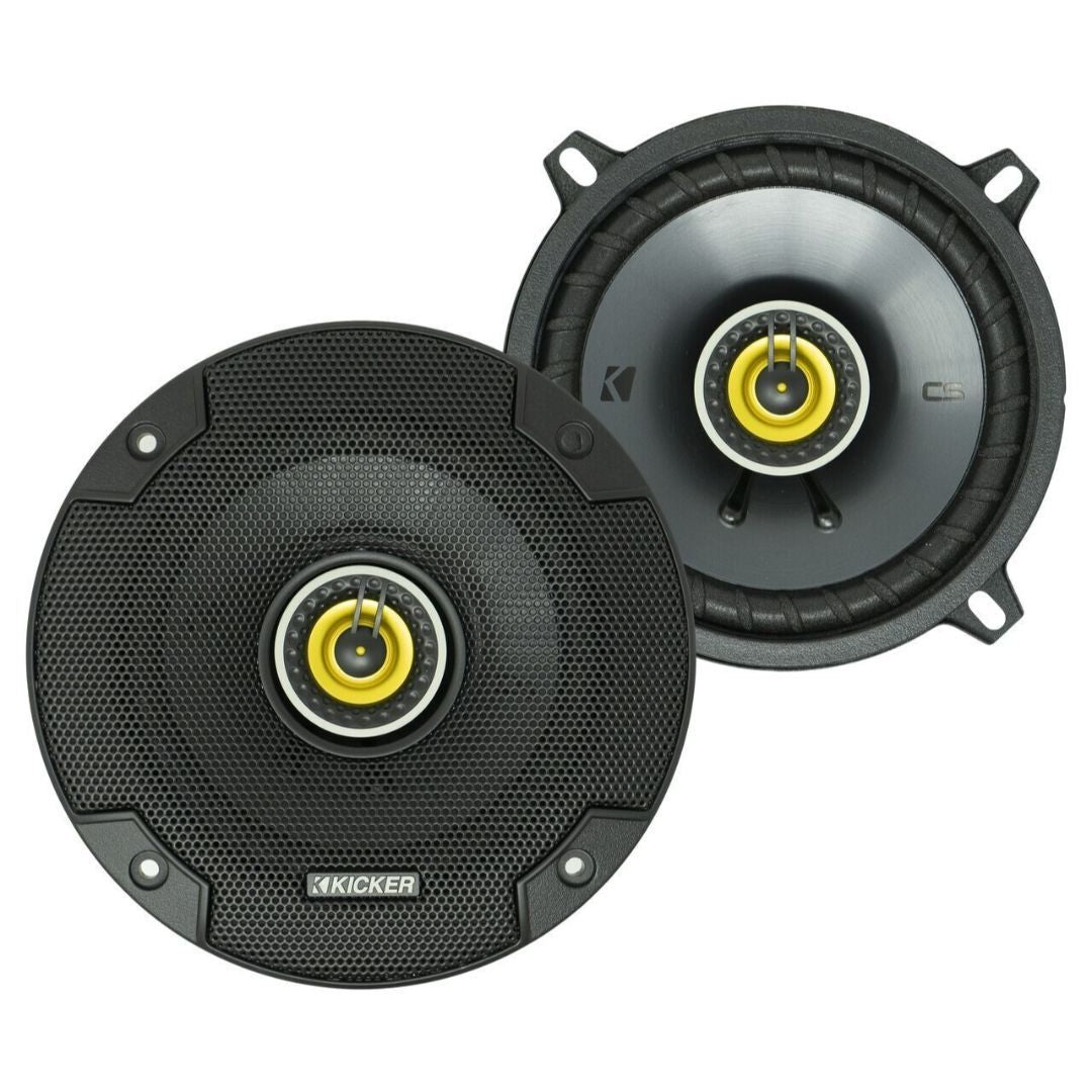 Kicker CSC54, CS 5.25" 2-Way Coaxial Speakers, 4-Ohm (46CSC54) (OB)