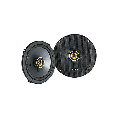Kicker CSC654, CS 6.5" 2-Way Coaxial Speakers, 4-Ohm (46CSC654) (OB)