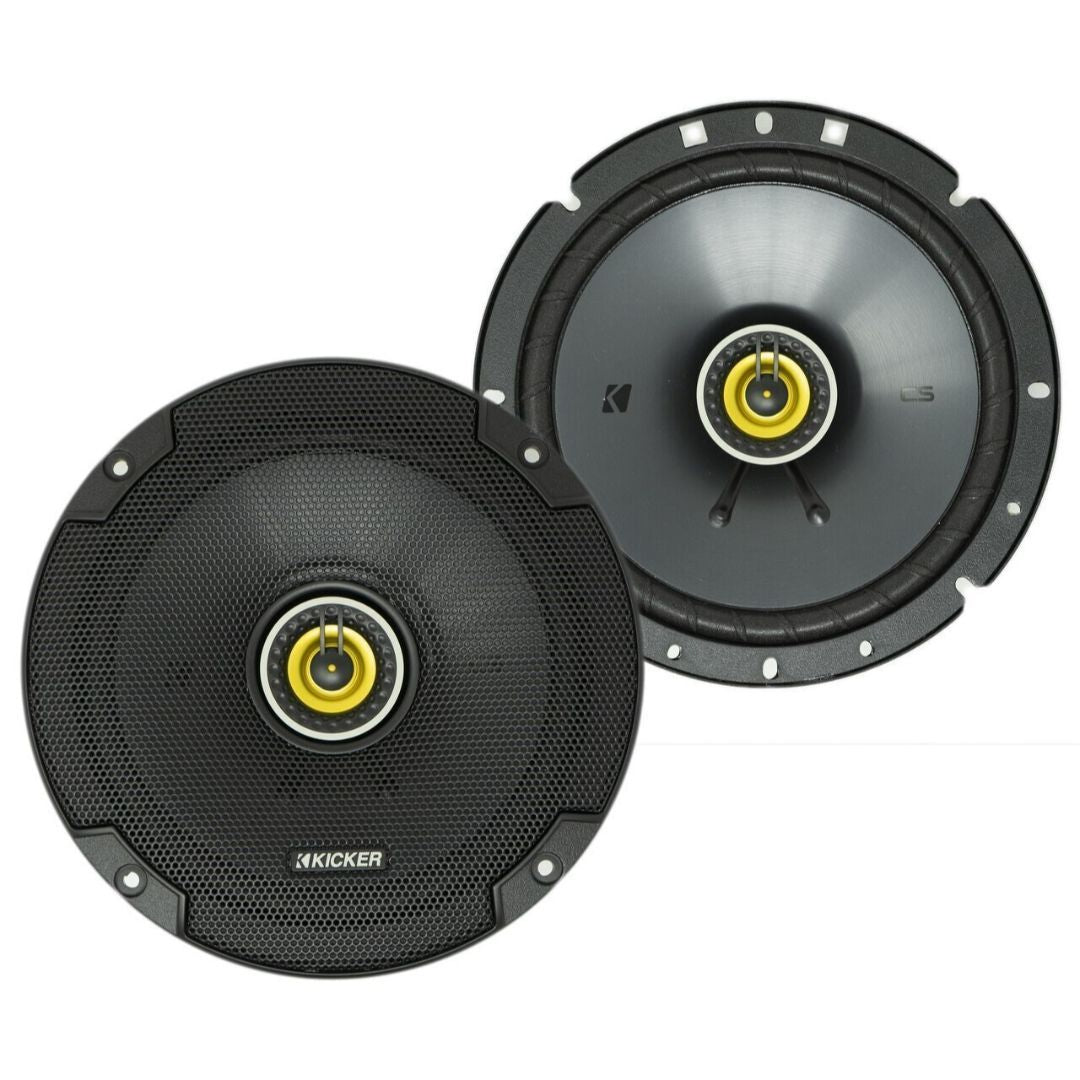 Kicker CSC674, CS 6.75" 2-Way Coaxial Speakers, 4-Ohm (46CSC674) (OB)