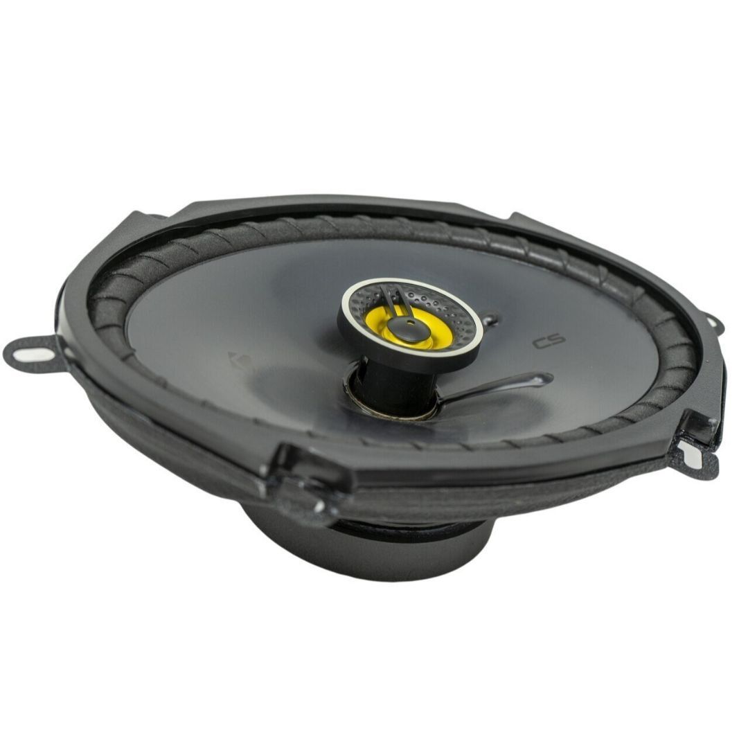 Kicker CSC684, CS 6X8" 2-Way Coaxial Speakers, 4-Ohm (46CSC684) (OB)
