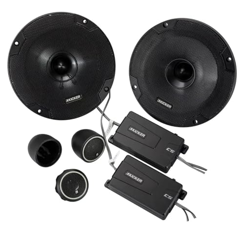 Kicker CSS654, CS 6.5" 2-Way Component Speaker System (46CSS654) (OB)