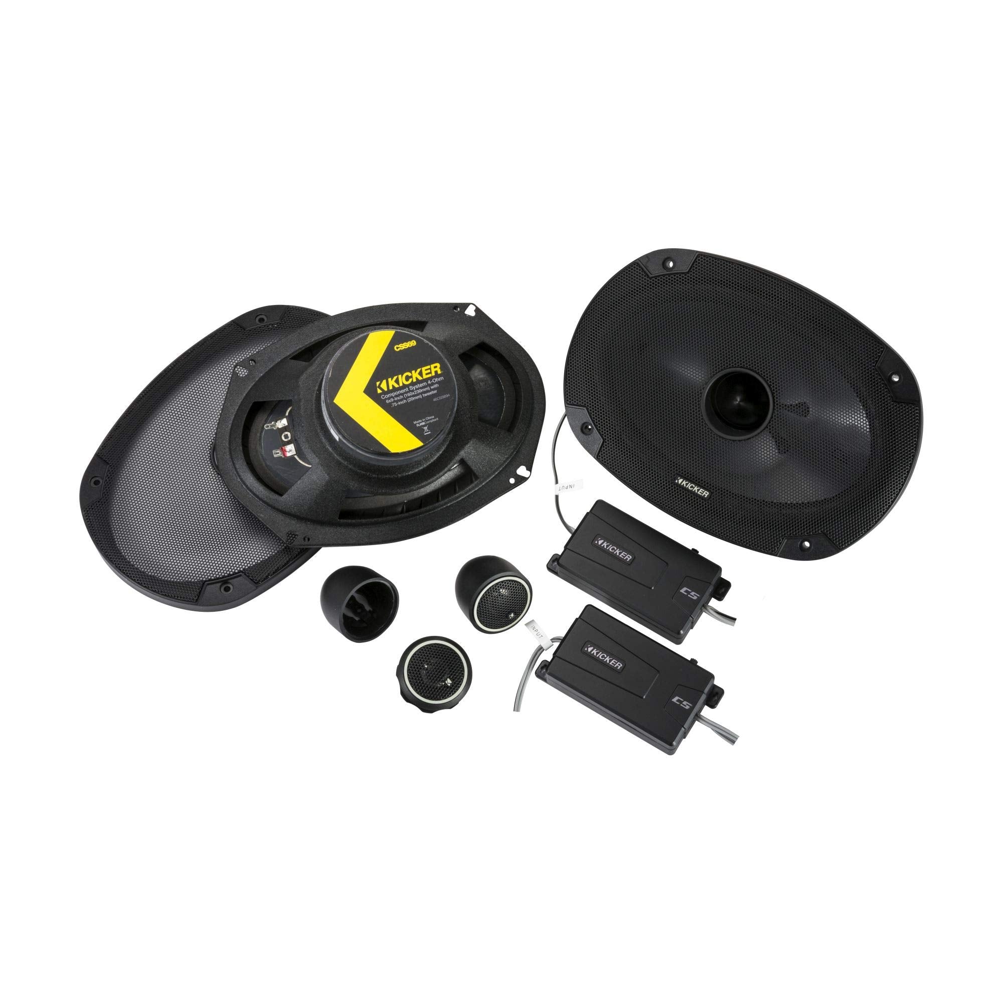 Kicker CSS694, CS 6X9" 2-Way Component Speaker System (46CSS694) (OB)